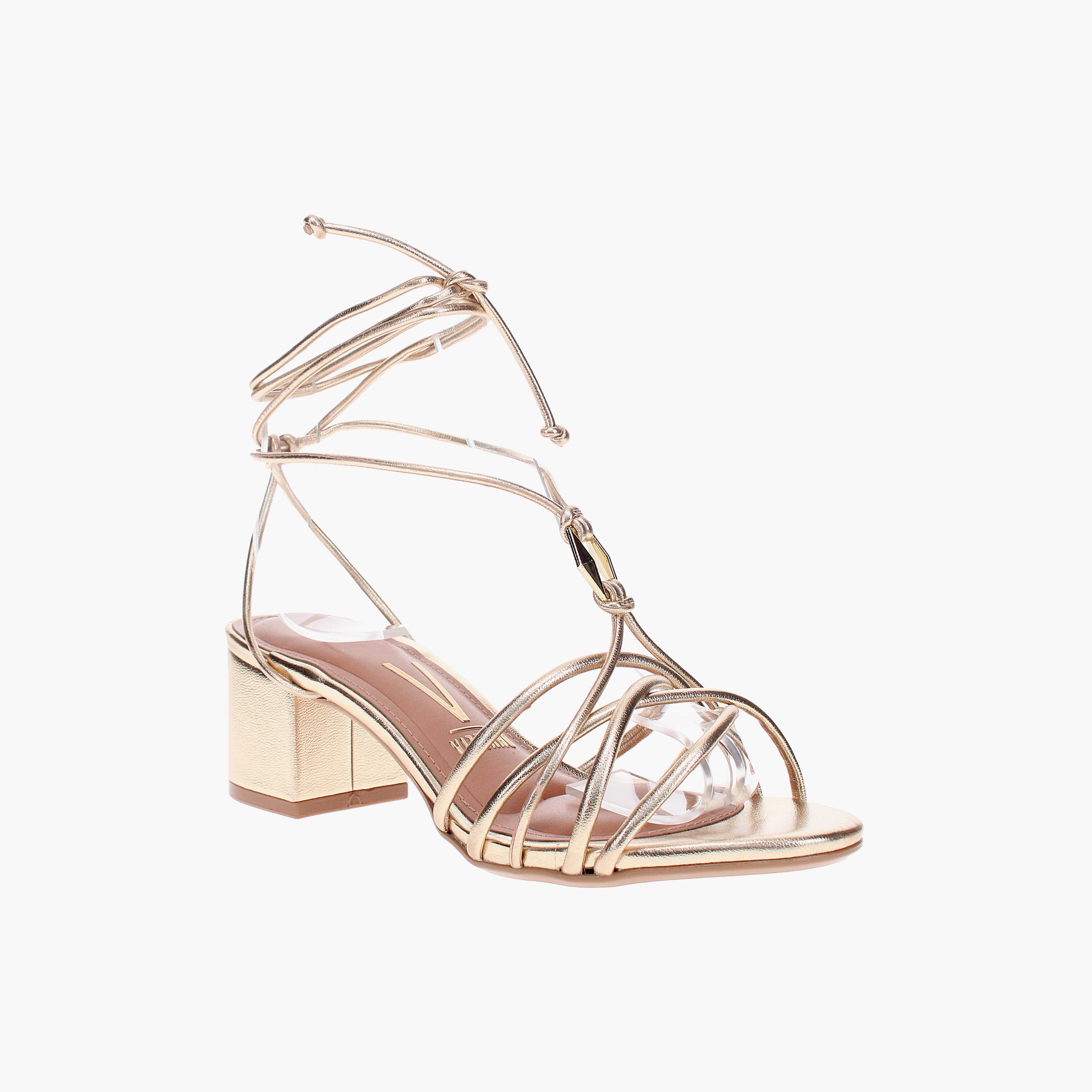 فيزانو - حذاء نسائي كعب عريض ورباط | 6291-1479-28873-8216-women-shoes-sandals-heeled-image-1