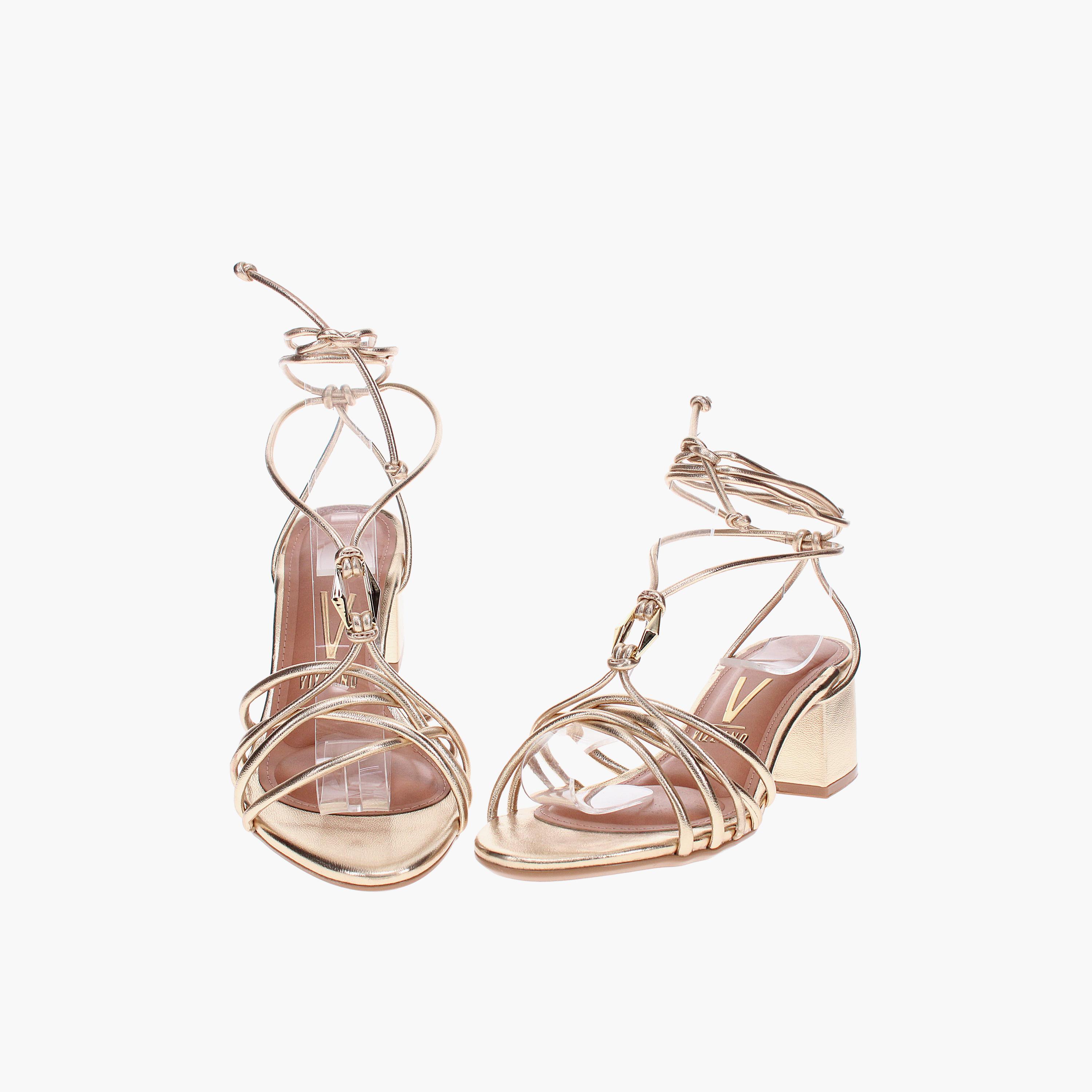 فيزانو - حذاء نسائي كعب عريض ورباط | 6291-1479-28873-8216-women-shoes-sandals-heeled-image-2