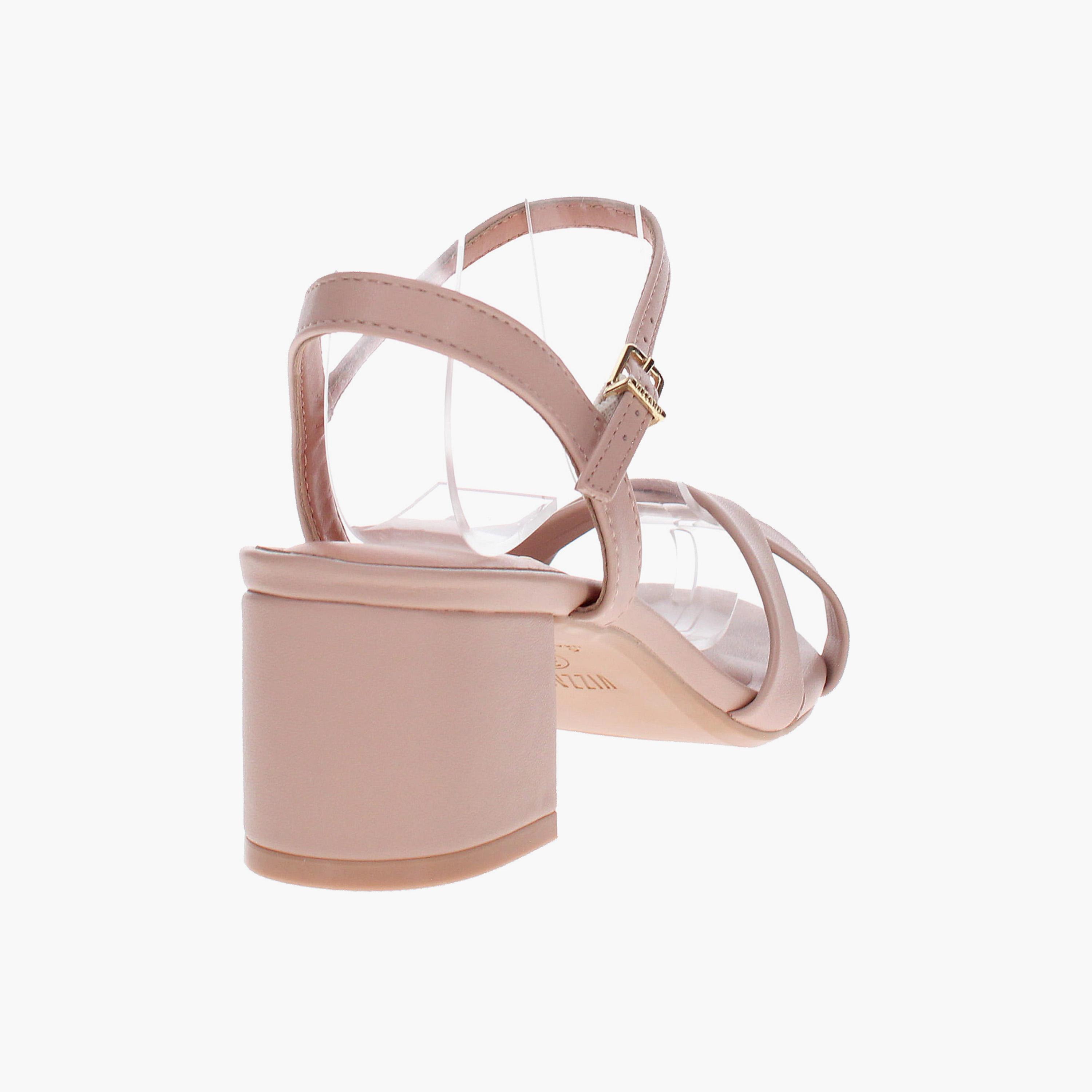 Vizzano by Geoomnii Women's Buckle Strap Block Heels | 6291-927-7286-29452        -women-shoes-sandals-heeled-image-4