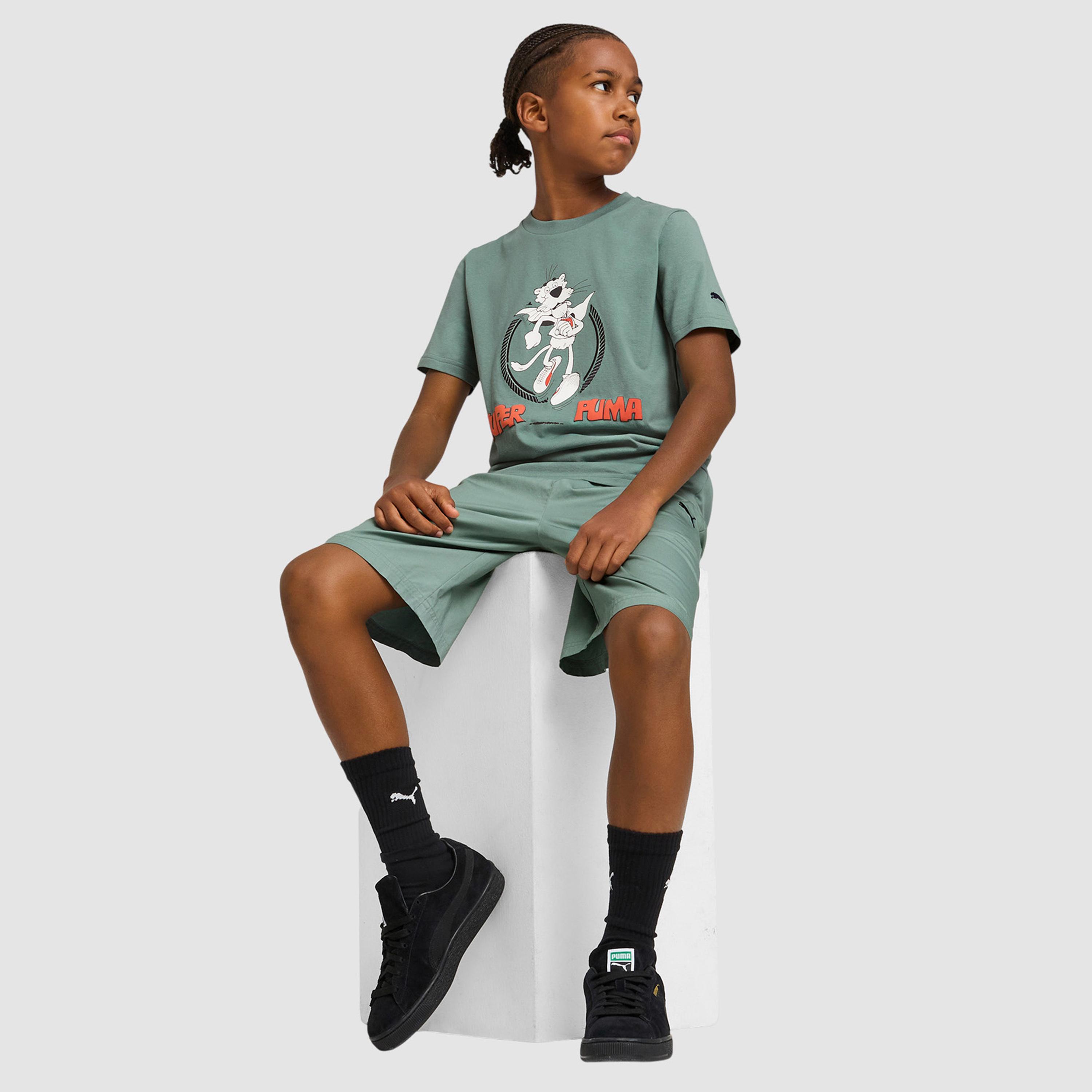 Puma Boys Super Graphic Short Sleeve T-Shirt-boys-clothing-sportswear-tops-image-2