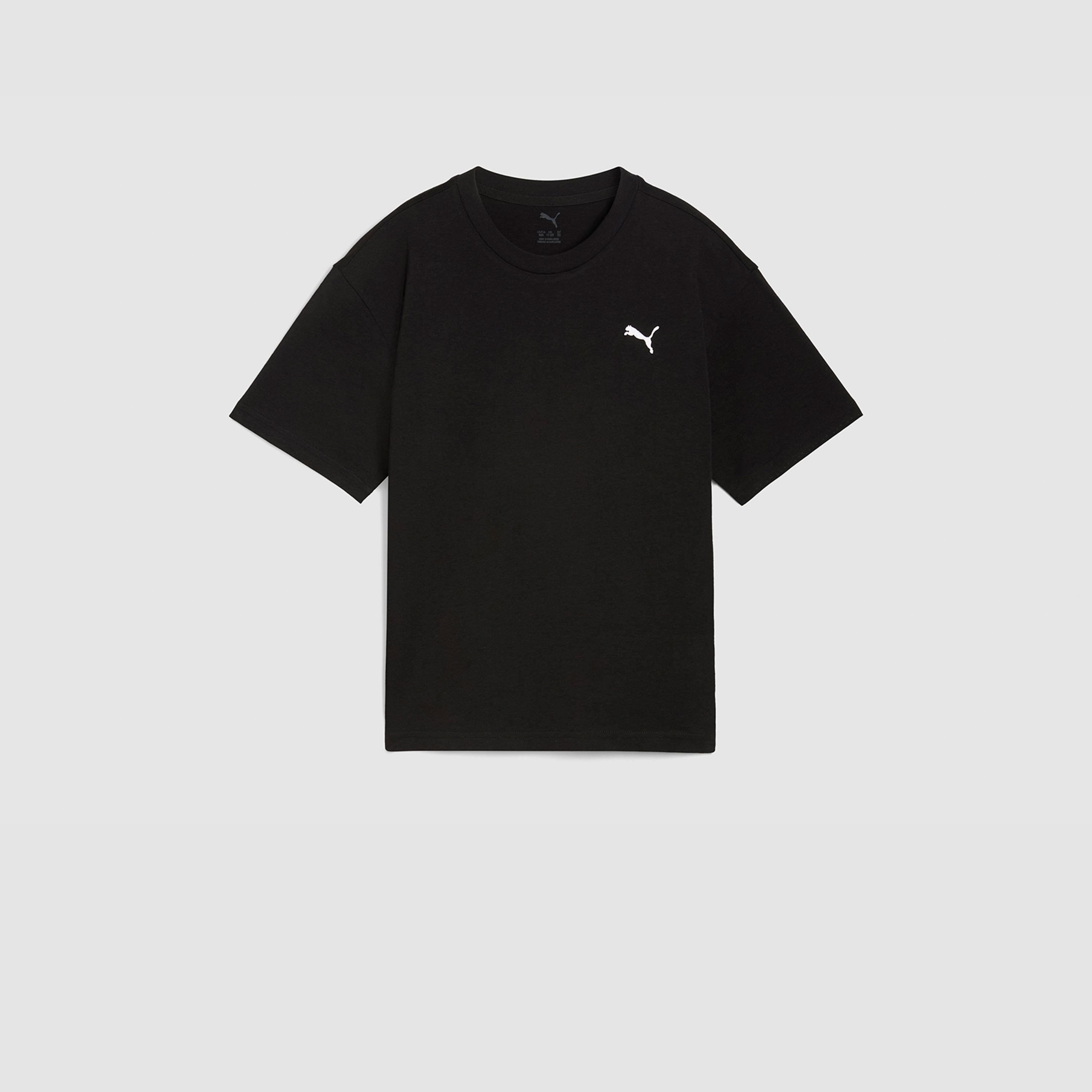 Puma Boys Essentials Boxy Short Sleeve T-Shirt-boys-clothing-sportswear-tops-image-3