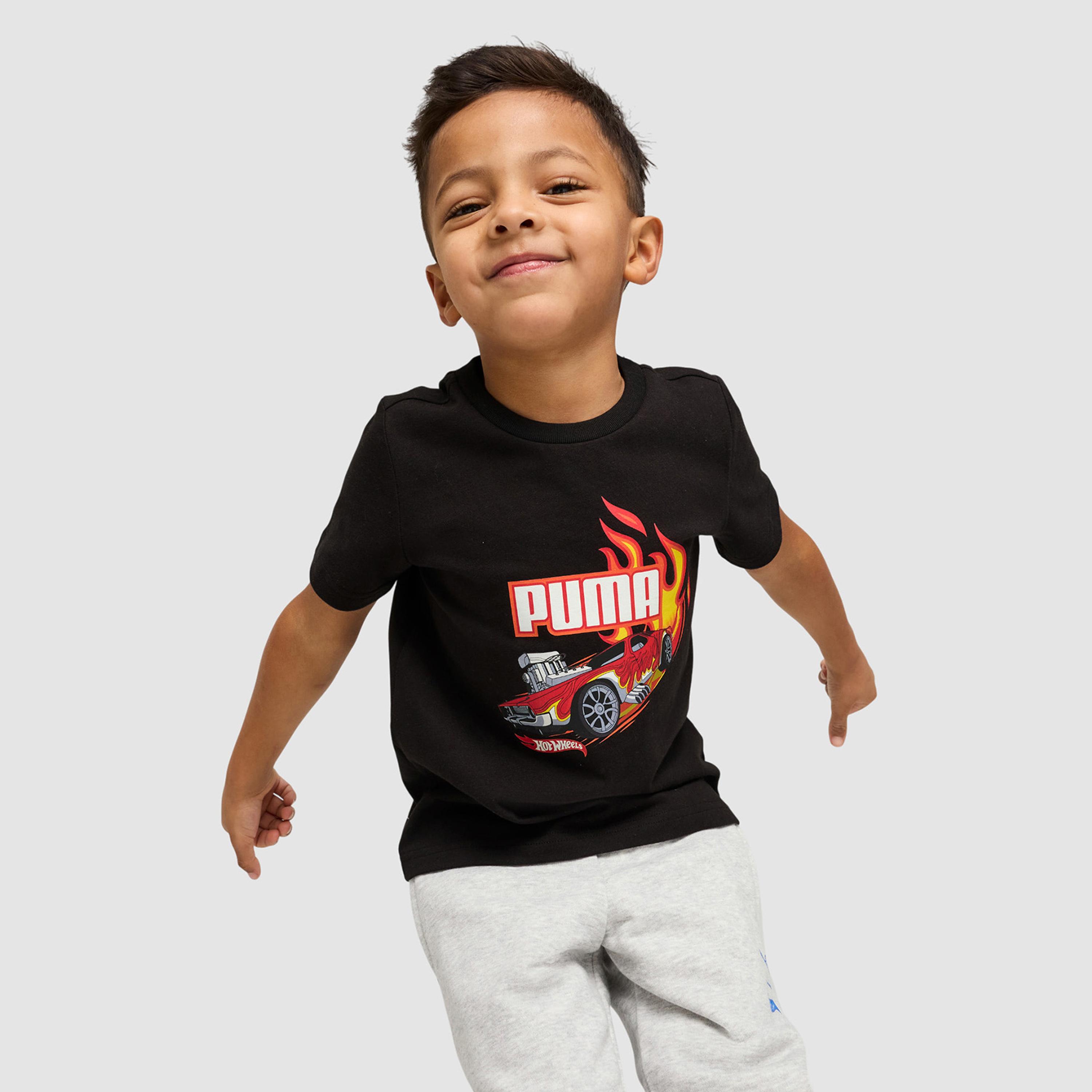Puma X Hot Wheels Short Sleeve T-Shirt-boys-clothing-sportswear-tops-image-1