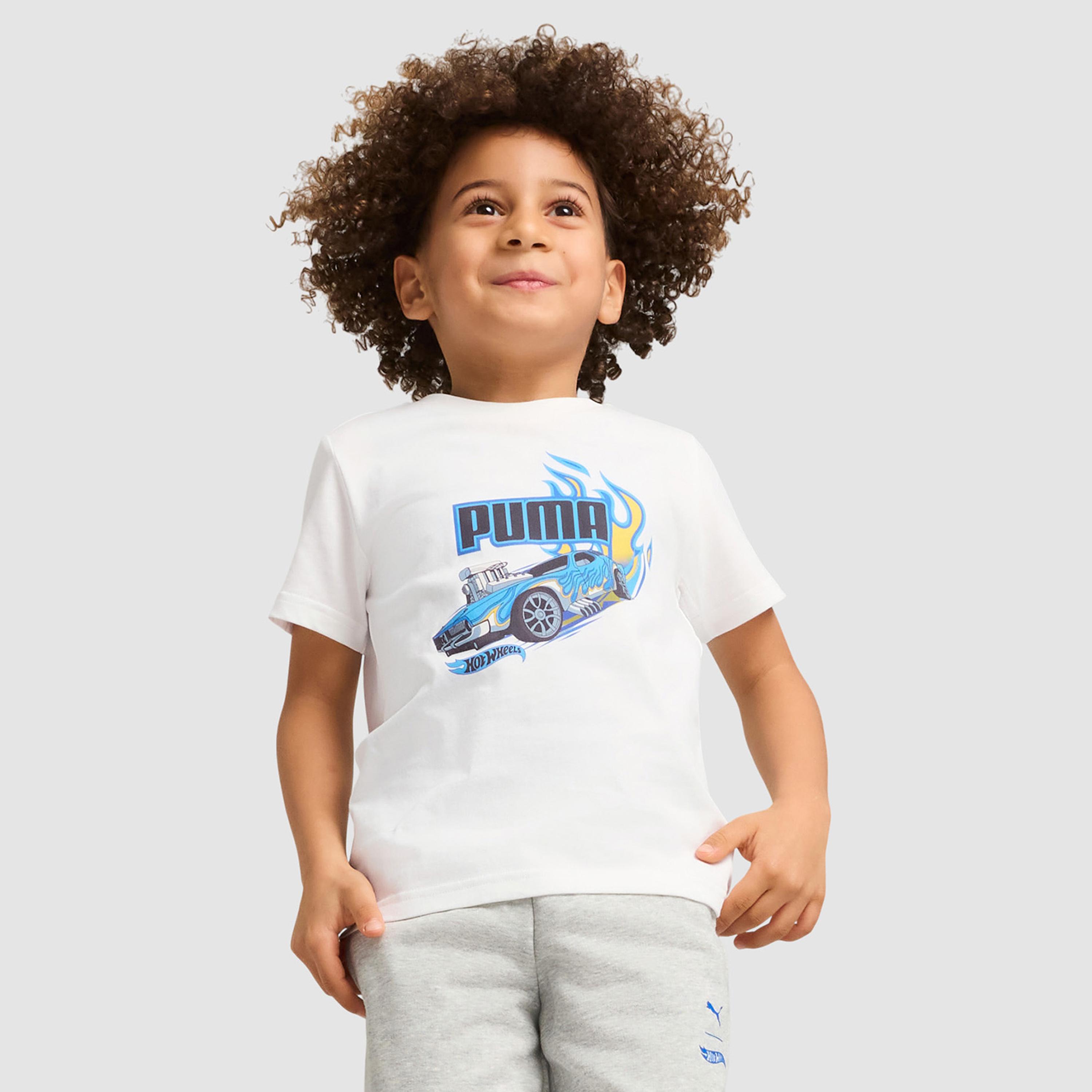 Puma X Hot Wheels Short Sleeve T-Shirt-boys-clothing-sportswear-tops-image-1