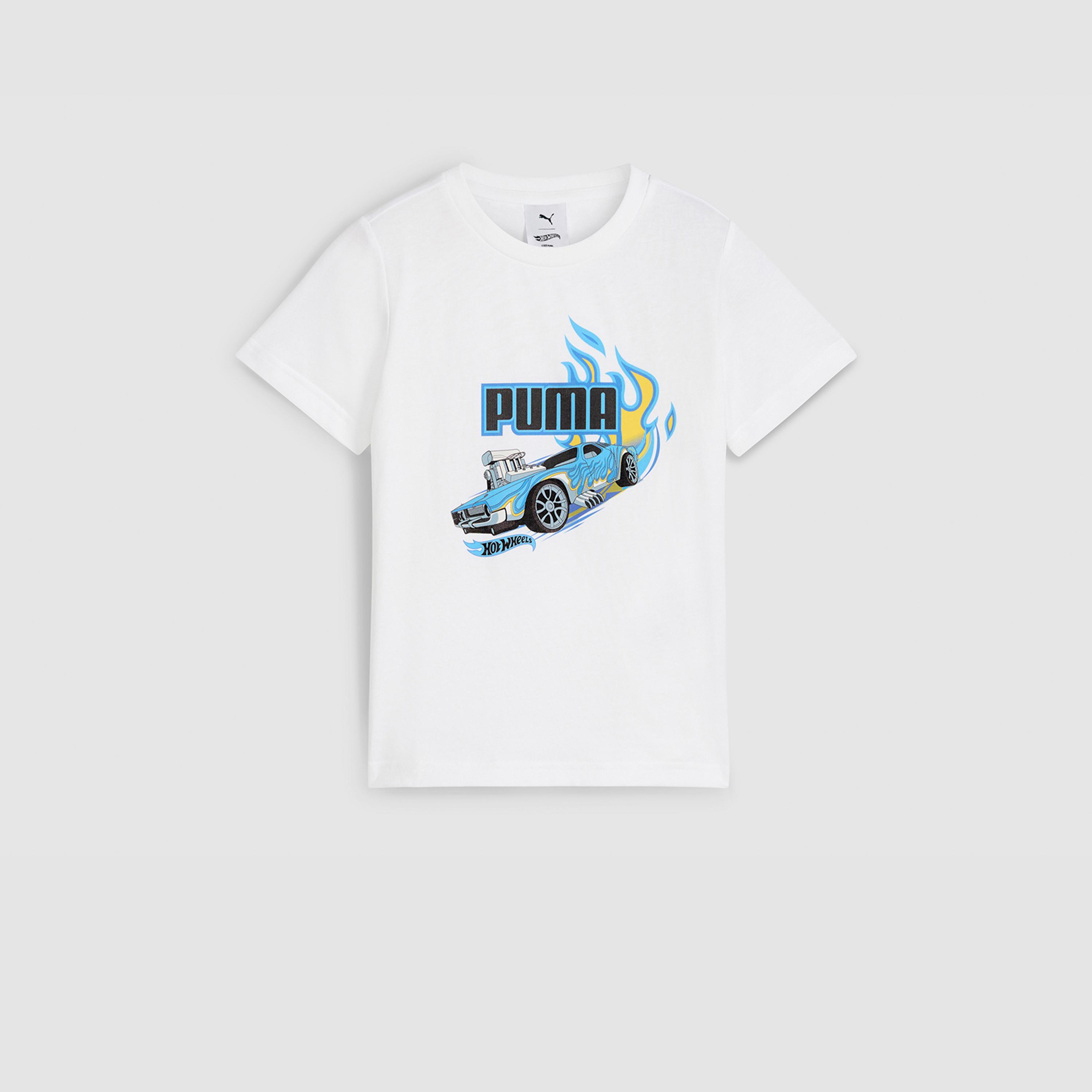Puma X Hot Wheels Short Sleeve T-Shirt-boys-clothing-sportswear-tops-image-4