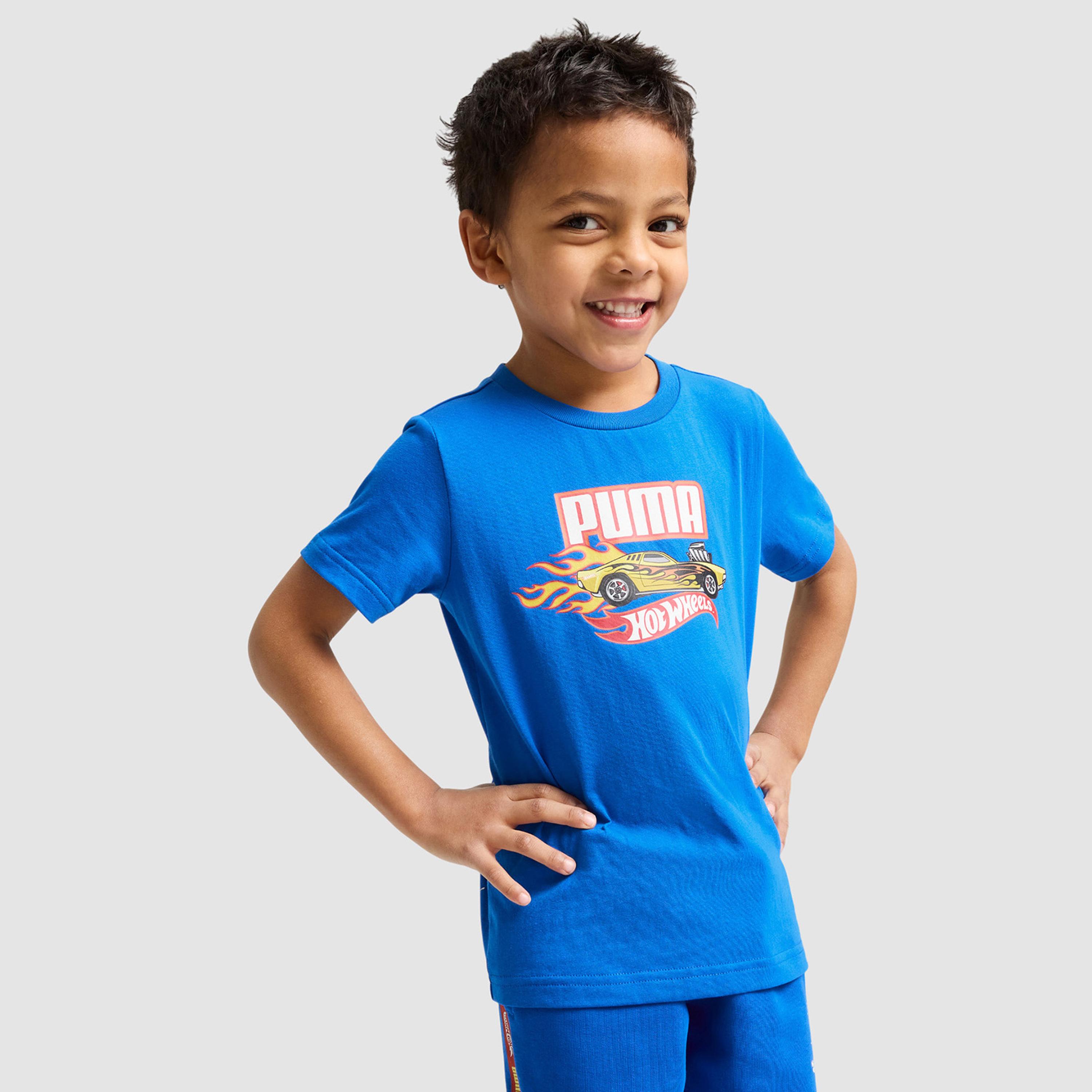 Puma X Hot Wheels Short Sleeve T-Shirt-boys-clothing-sportswear-tops-image-1