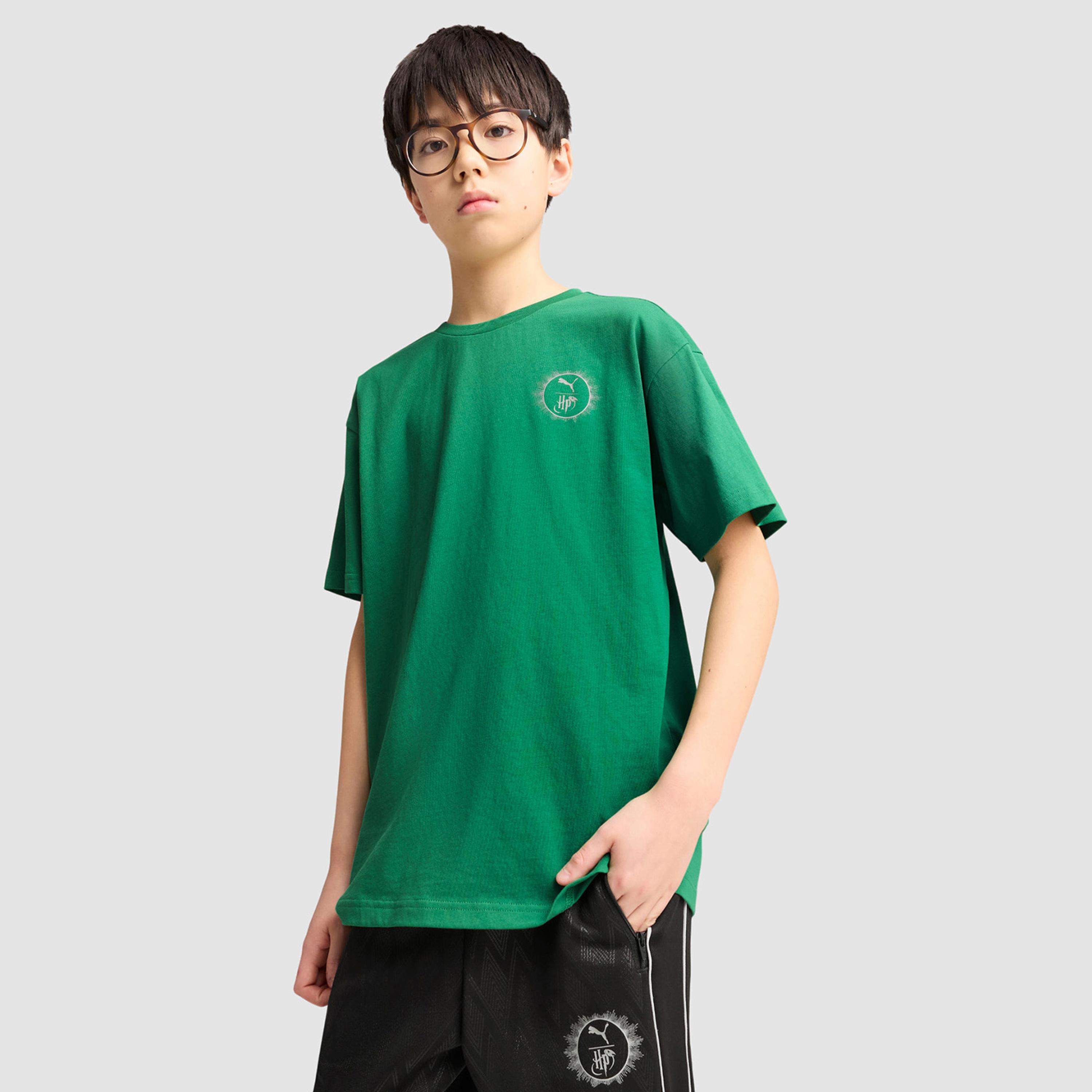 Puma X Harry Potter Relaxed Graphic Short Sleeve T-Shirt-boys-clothing-sportswear-tops-image-1