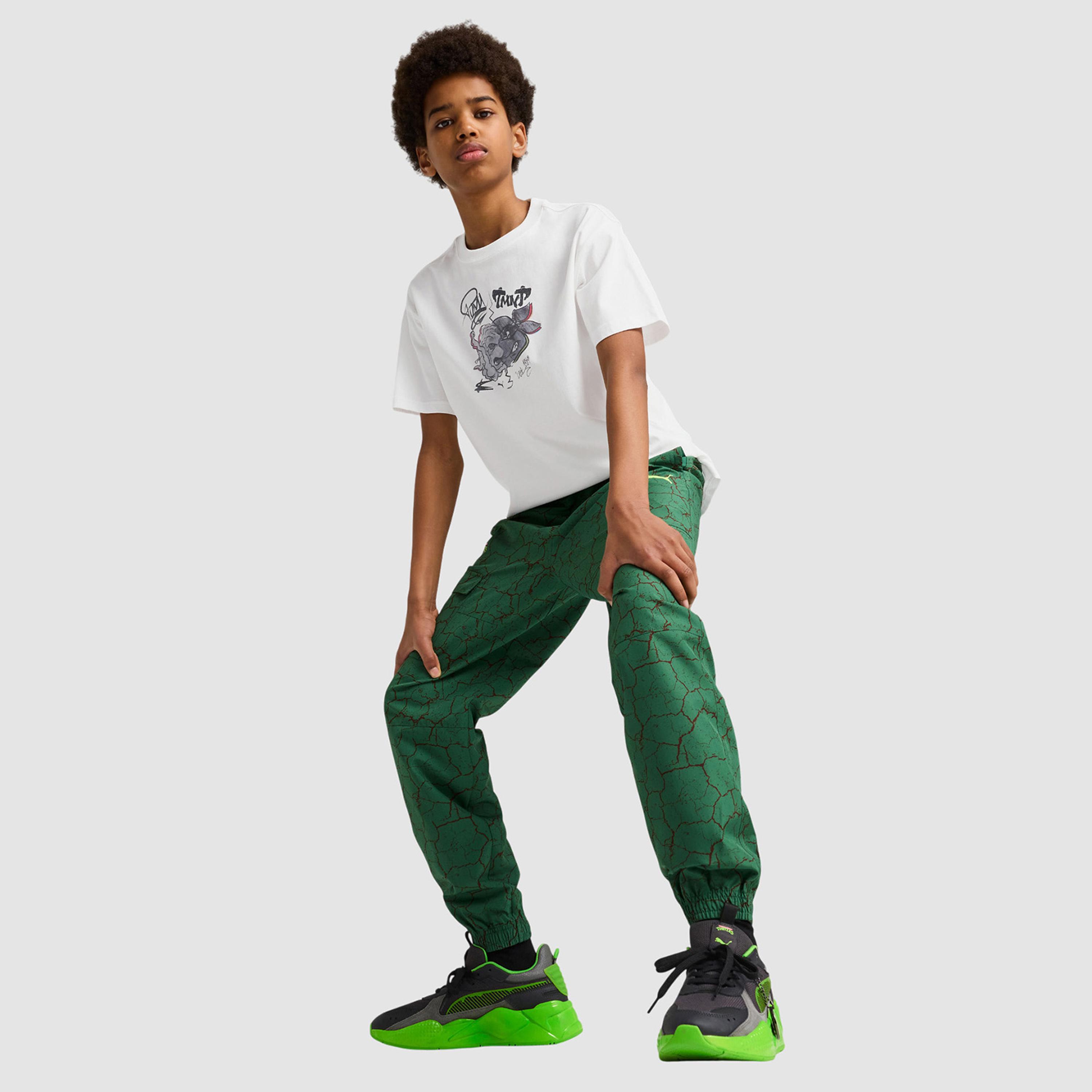Puma X TMNT Relaxed Fit Short Sleeve T-Shirt-boys-clothing-sportswear-tops-image-1