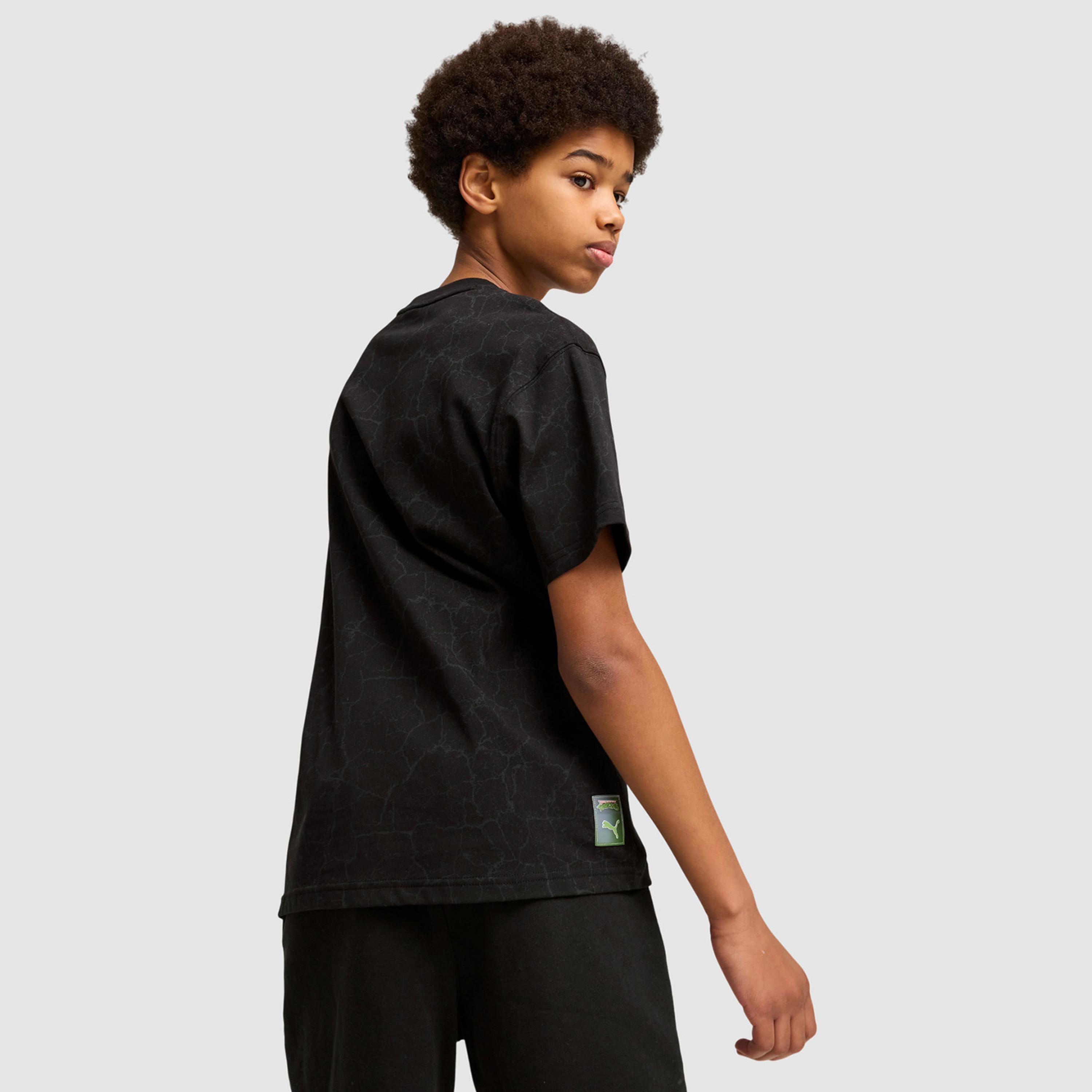 Puma X TMNT Relaxed Fit Short Sleeve T-Shirt-boys-clothing-sportswear-tops-image-3