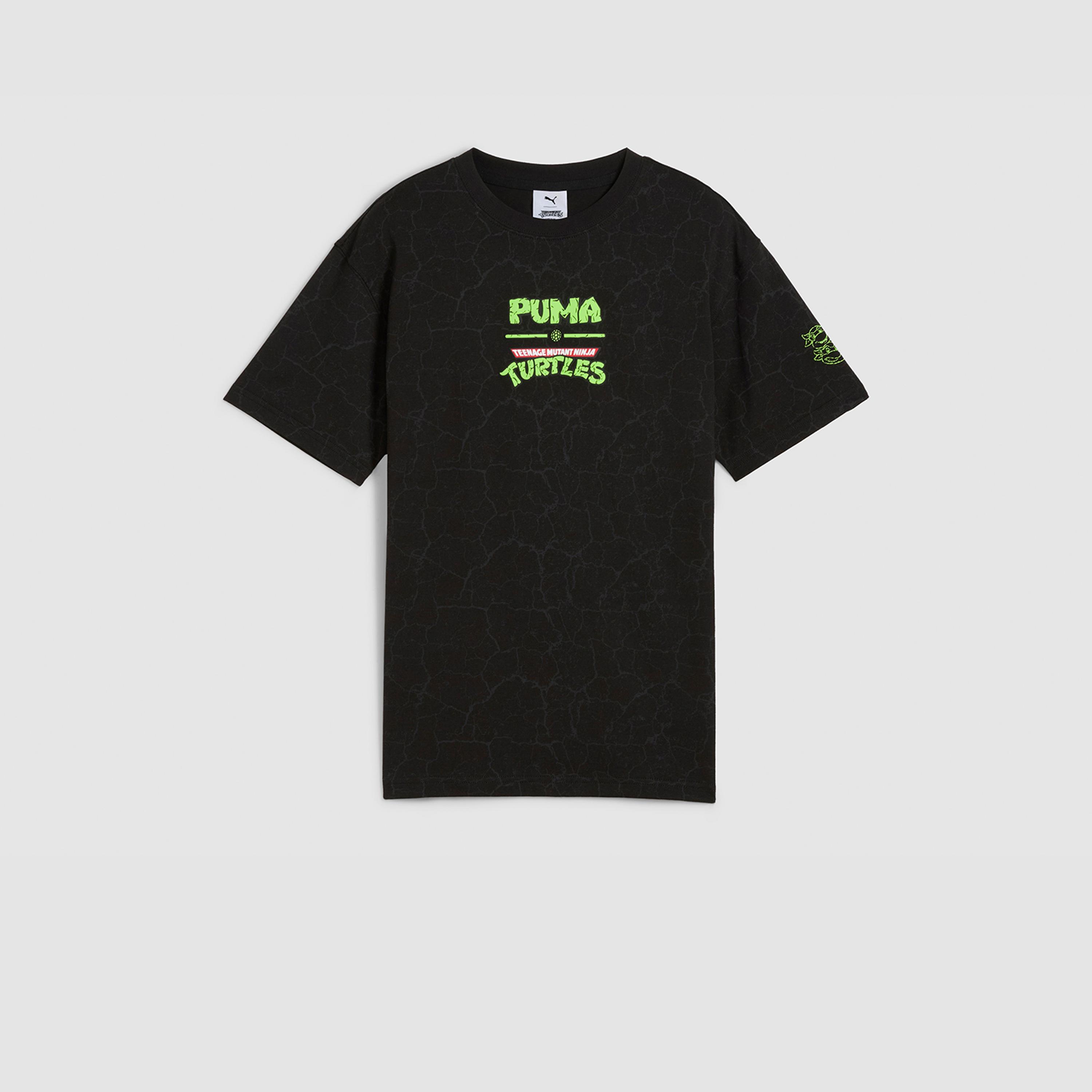 Puma X TMNT Relaxed Fit Short Sleeve T-Shirt-boys-clothing-sportswear-tops-image-4