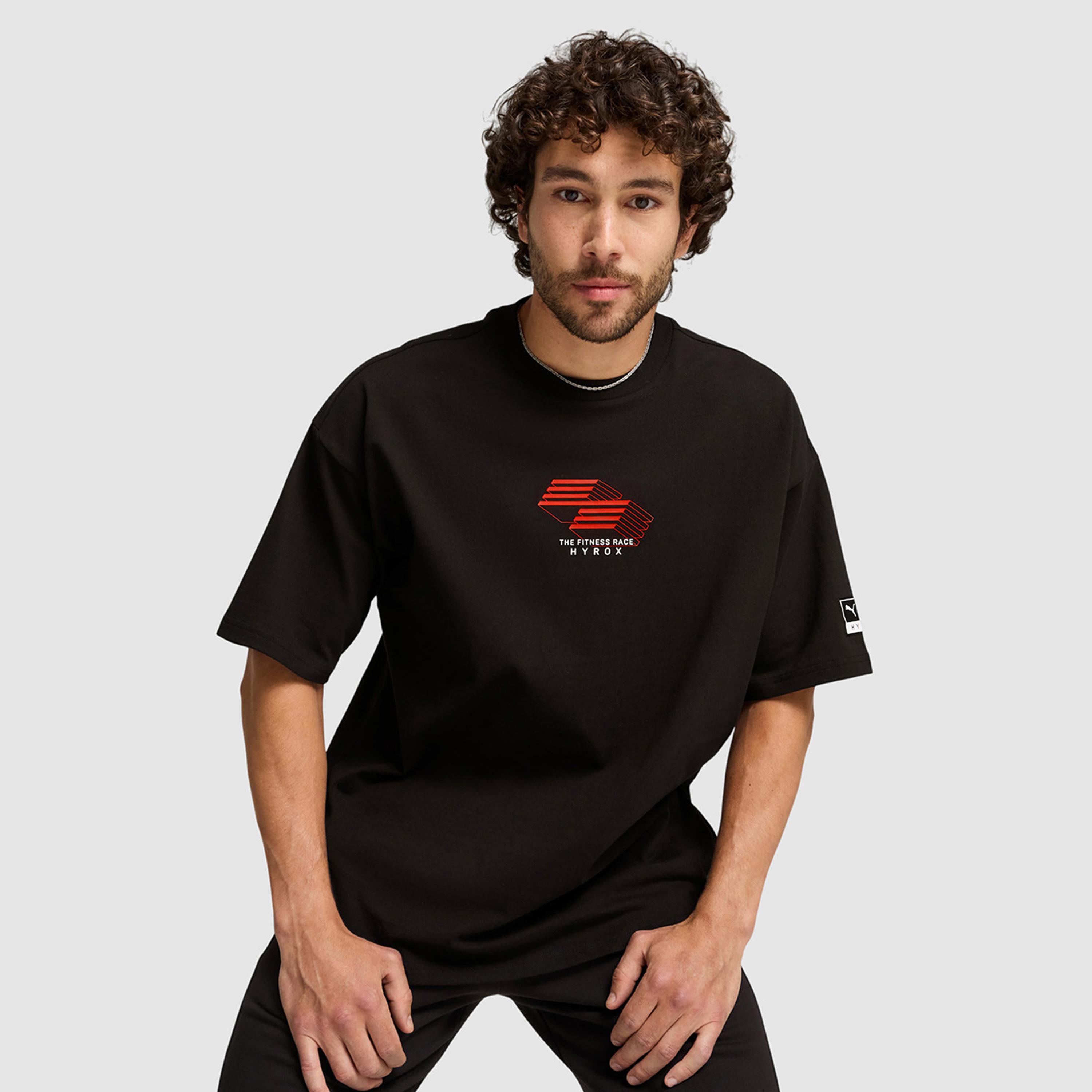 Puma Men HYROX X Oversized Short Sleeve T-Shirt-men-clothing-sportswearandactivewear-tshirtsandpolos-image-1