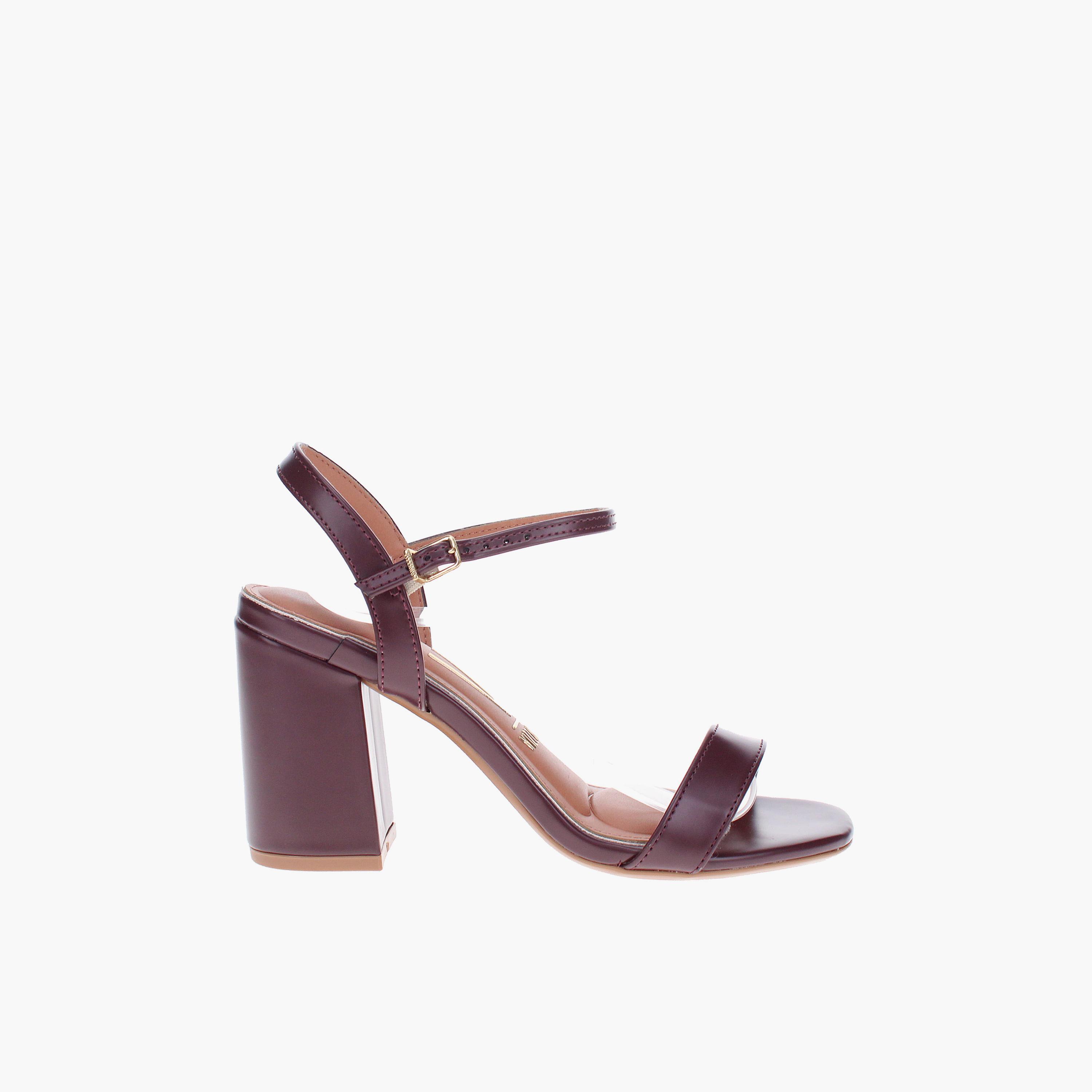 Vizzano by Geoomnii Women's Buckle Strap Block Heels | 6409-208-27555-95671        -women-shoes-sandals-heeled-image-3