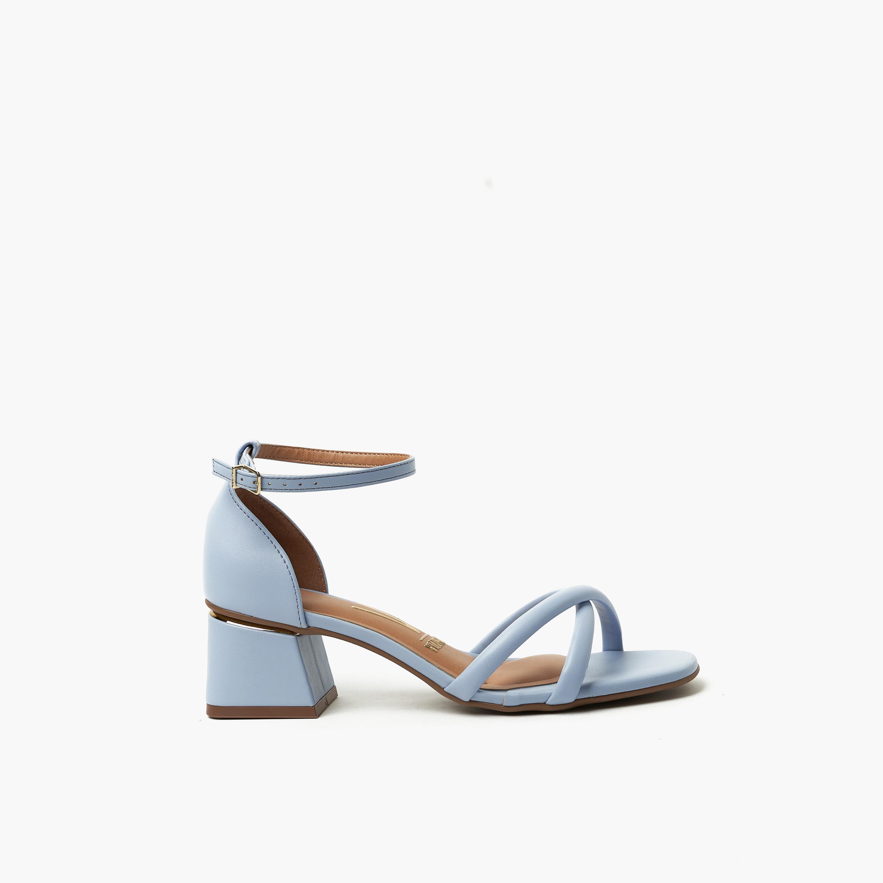 Vizzano by Geoomnii Women's Buckle Strap Block Heels | 6428-131-24854-92835        -women-shoes-sandals-heeled-image-4