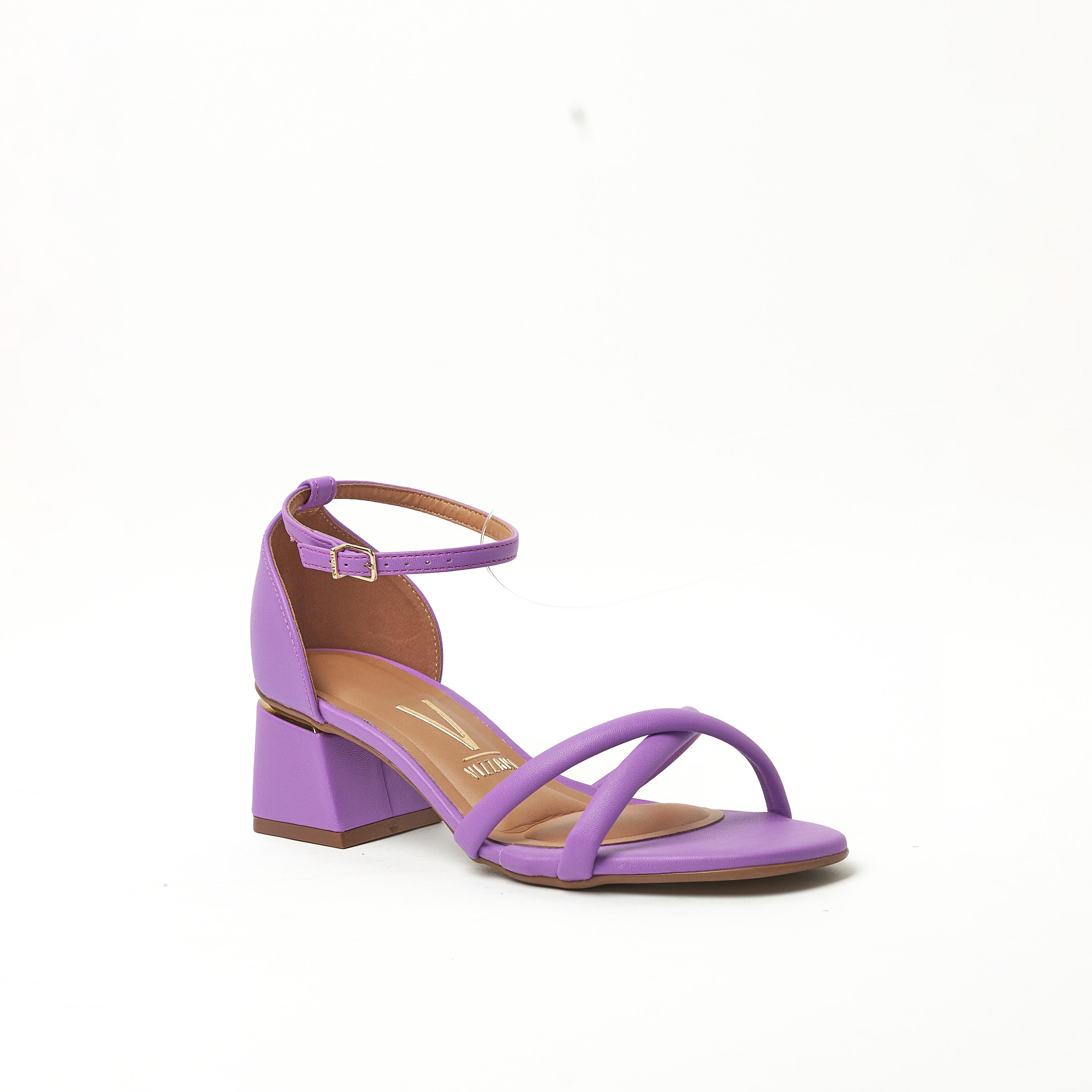 فيزانو - صندل نسائي بكعب عريض وحزام بمشبك | 6428-131-24854-92836-women-shoes-sandals-heeled-image-1