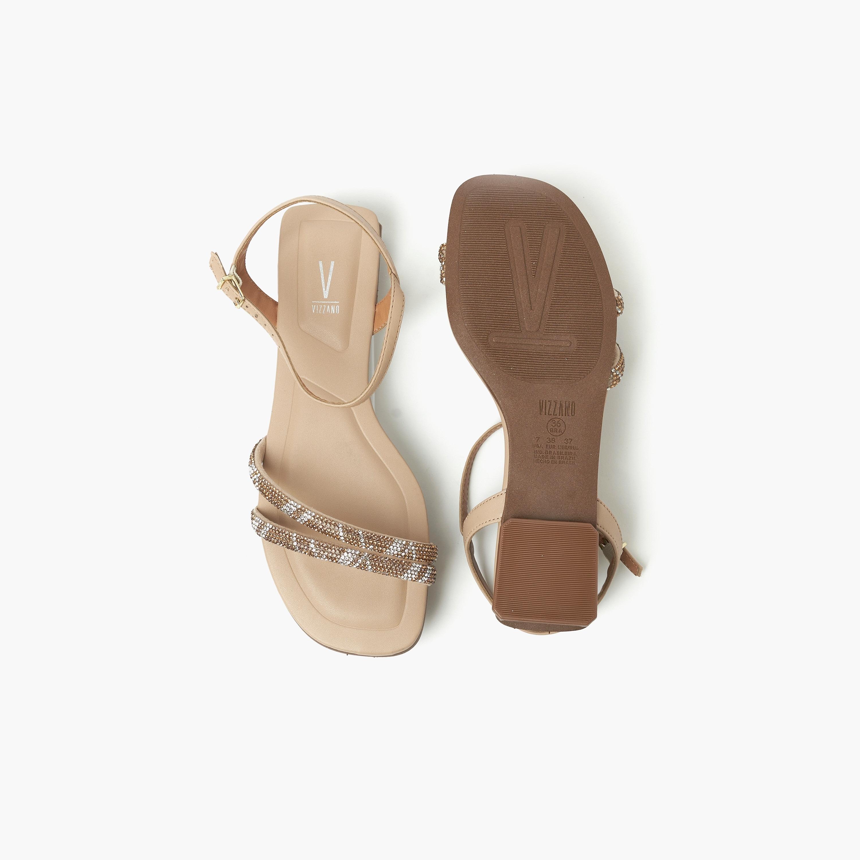 Vizzano by Geoomnii Women's Flat Sandals with Crystal Accent | 6431-425-24448       -women-shoes-sandals-flats-image-4