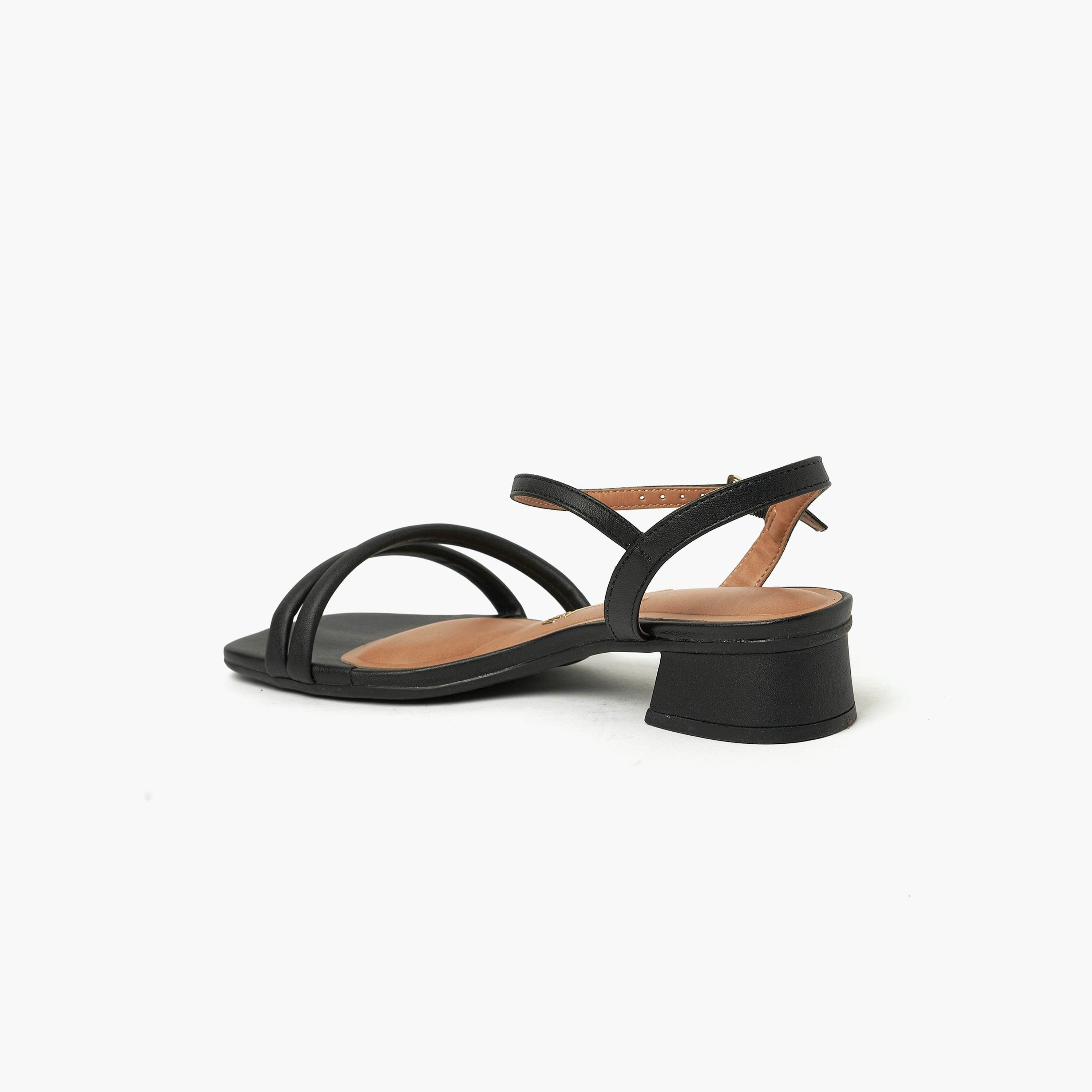Vizzano by Geoomnii Women's Block Heel Sandals with Backstrap | 6454-116-24854       -women-shoes-heels-image-3
