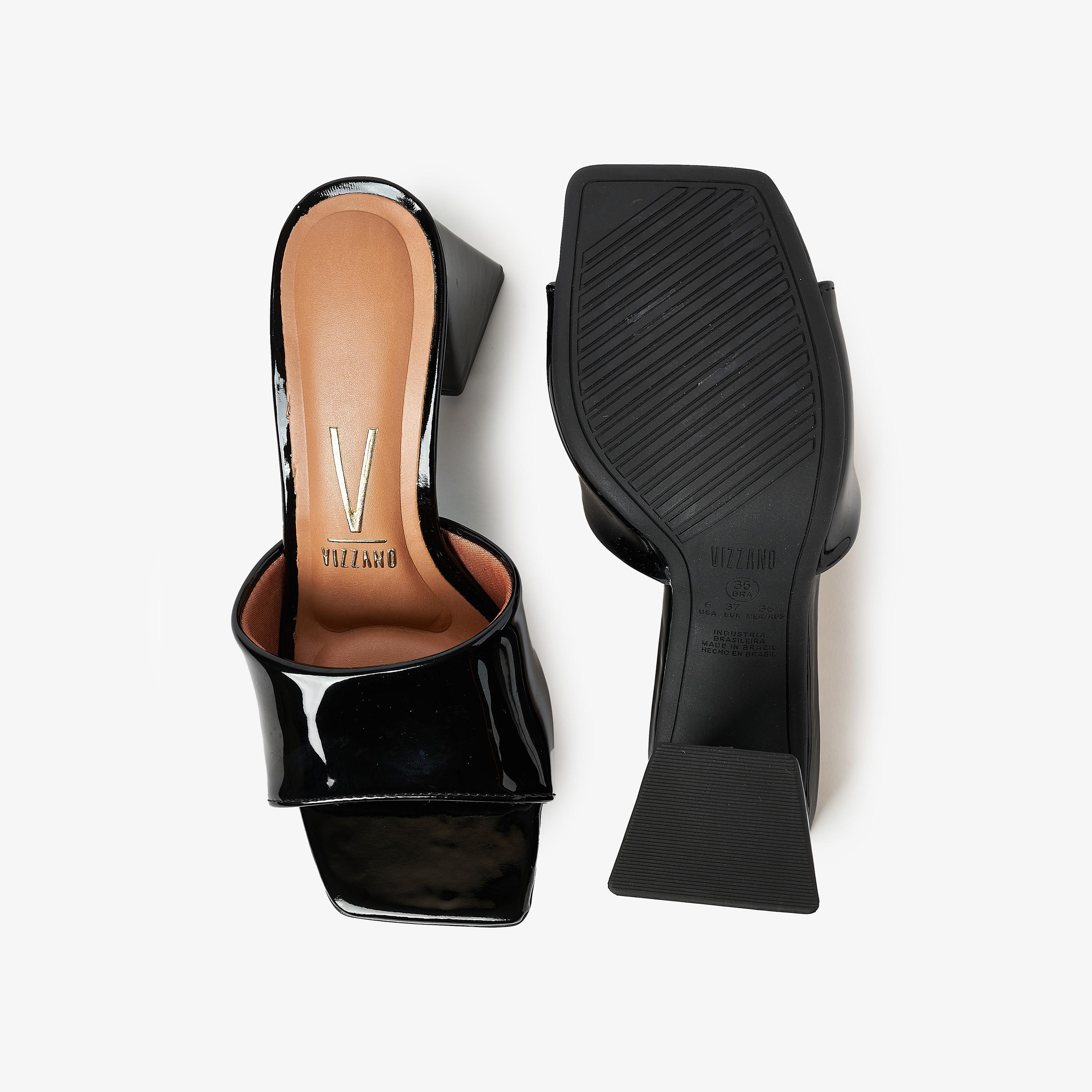حذاء نسائي من فيزانو ذو كعب عريض مفتوح عند الأصابع | 6464-100-13488-women-shoes-heels-image-4