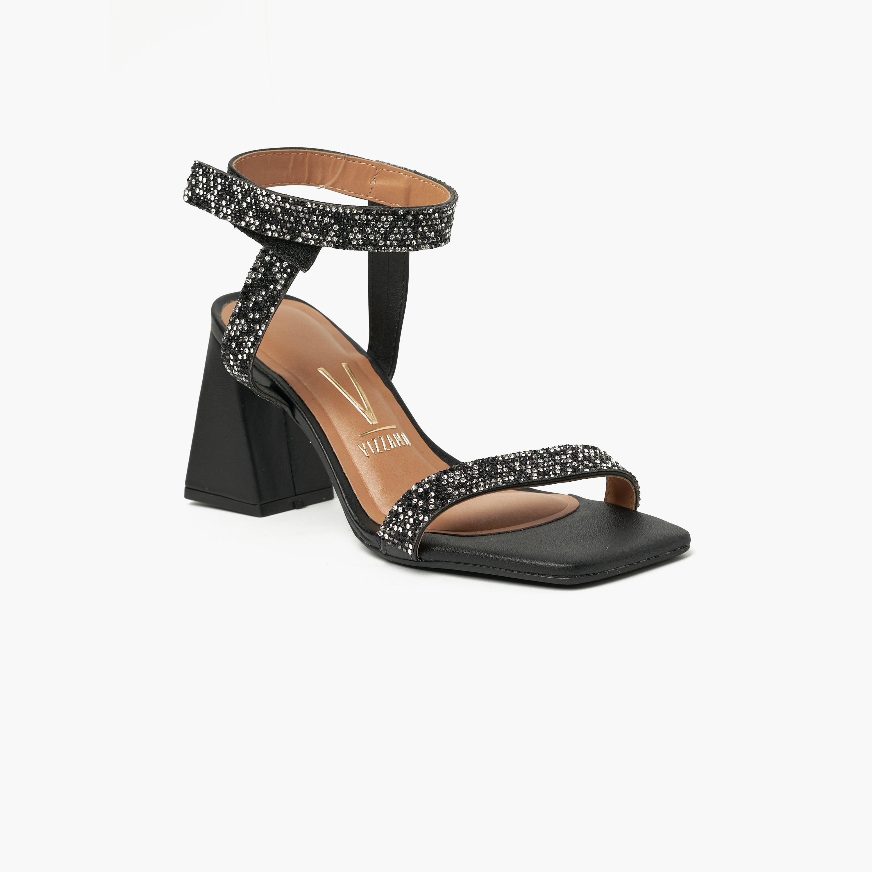 فيزانو- حذاء بكعب سميك بإبزيم وحلقة للنساء | 6464-122-7286-86141-women-shoes-heels-image-1