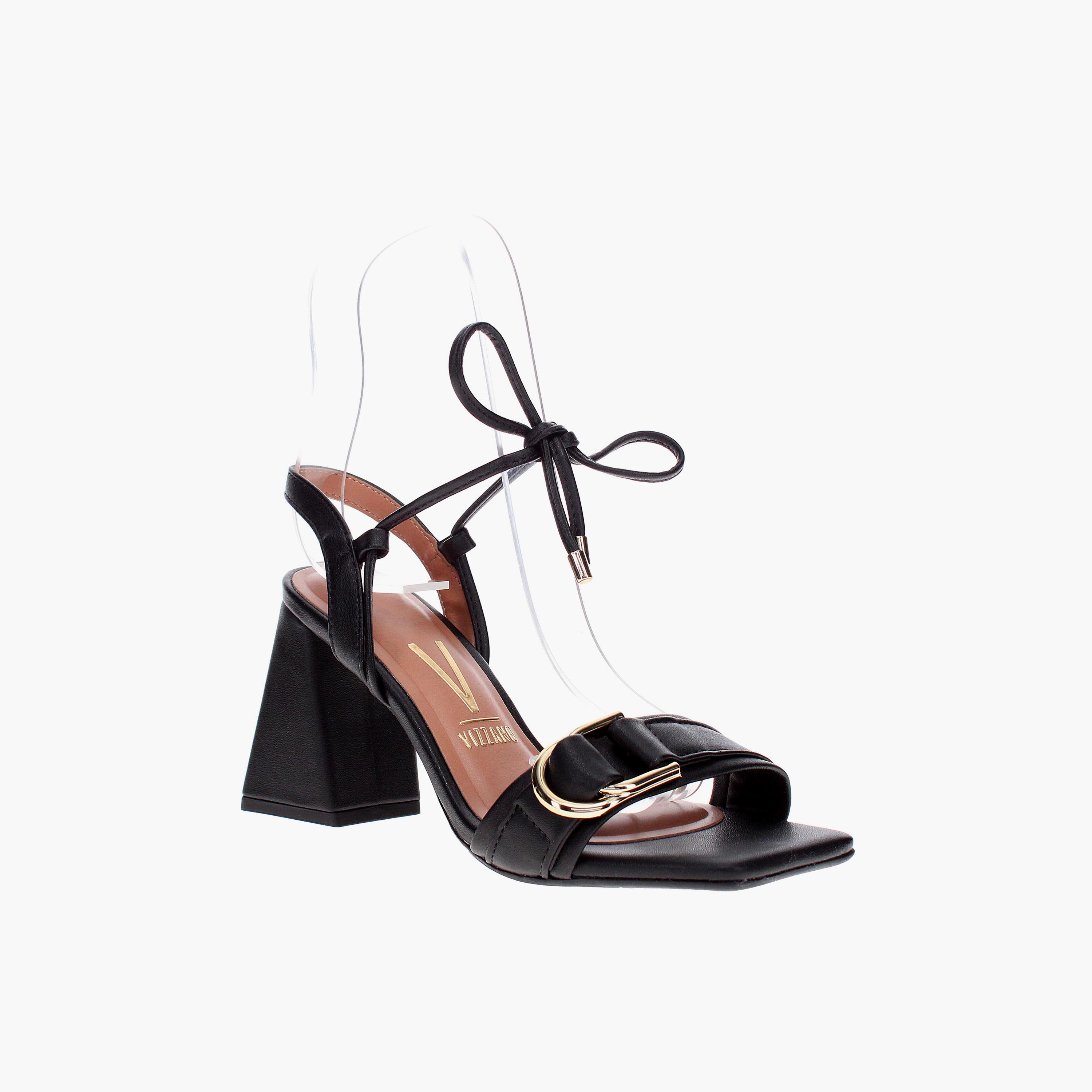 Vizzano by Geoomnii Women's Lace-Up Block Heels | 6464-133-7286-15745         -women-shoes-sandals-heeled-image-1