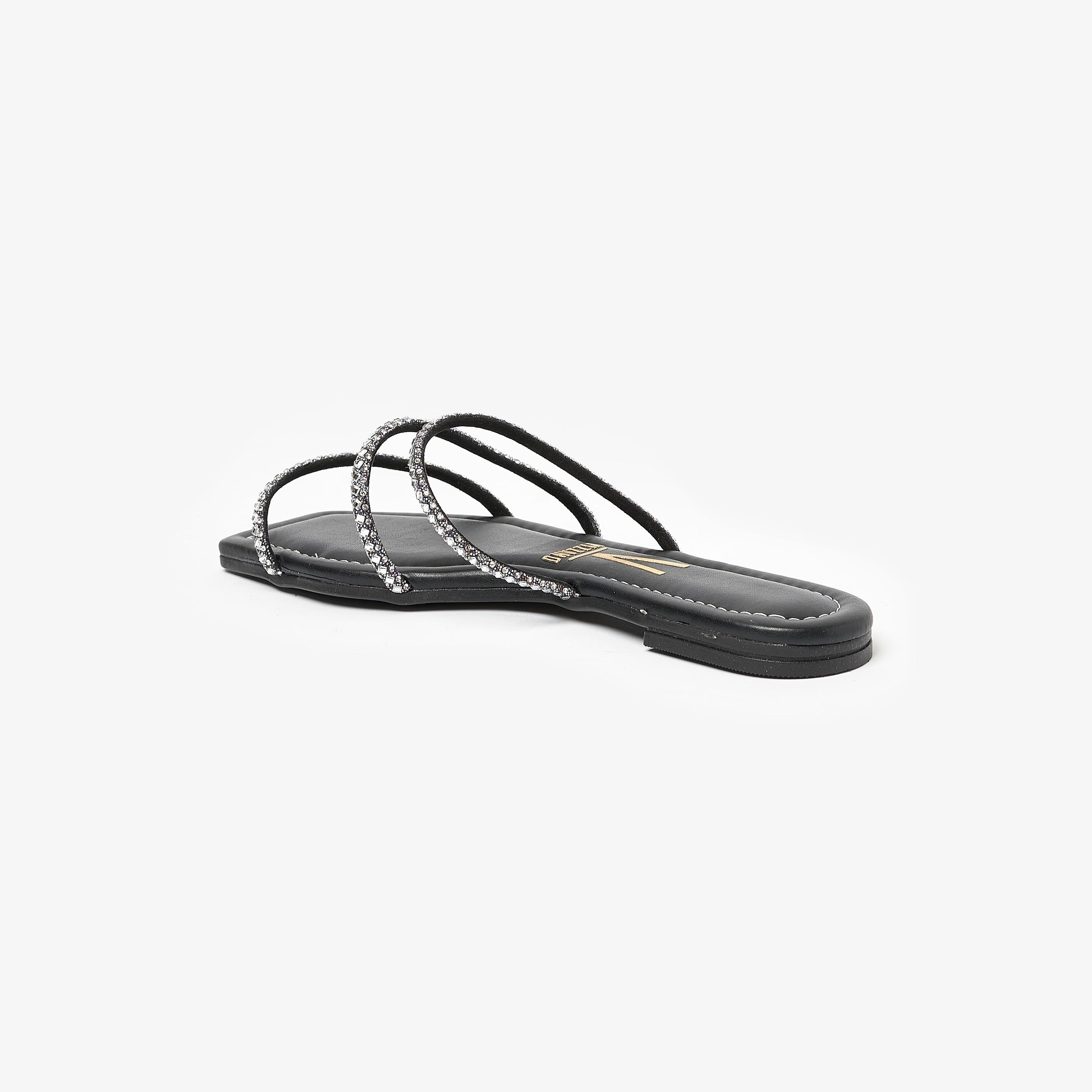 صندل مسطح نسائي من فيزانو ذو مفتوح من الأمام | 6479-101-24816-women-shoes-sandals-flats-image-3