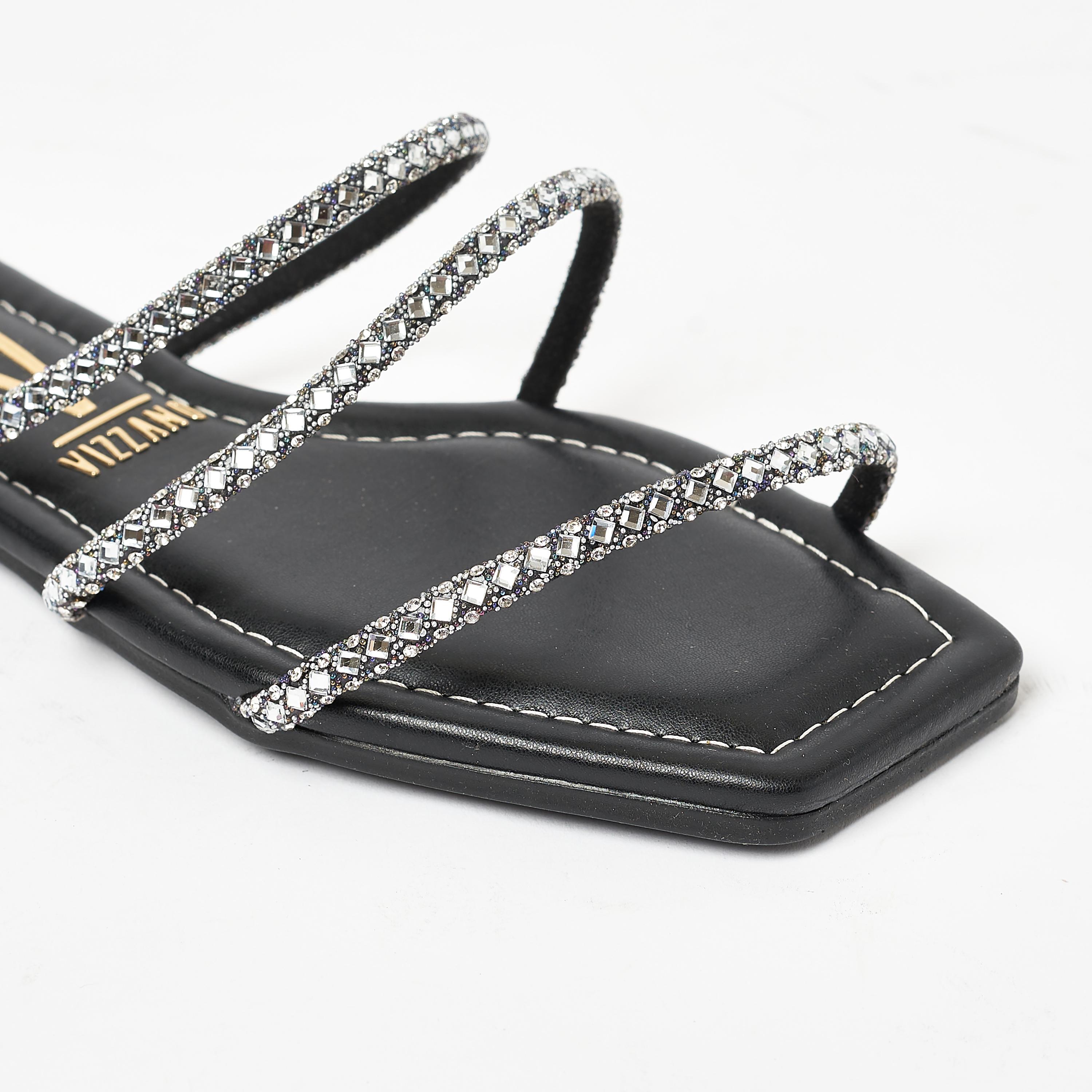 صندل مسطح نسائي من فيزانو ذو مفتوح من الأمام | 6479-101-24816-women-shoes-sandals-flats-image-5