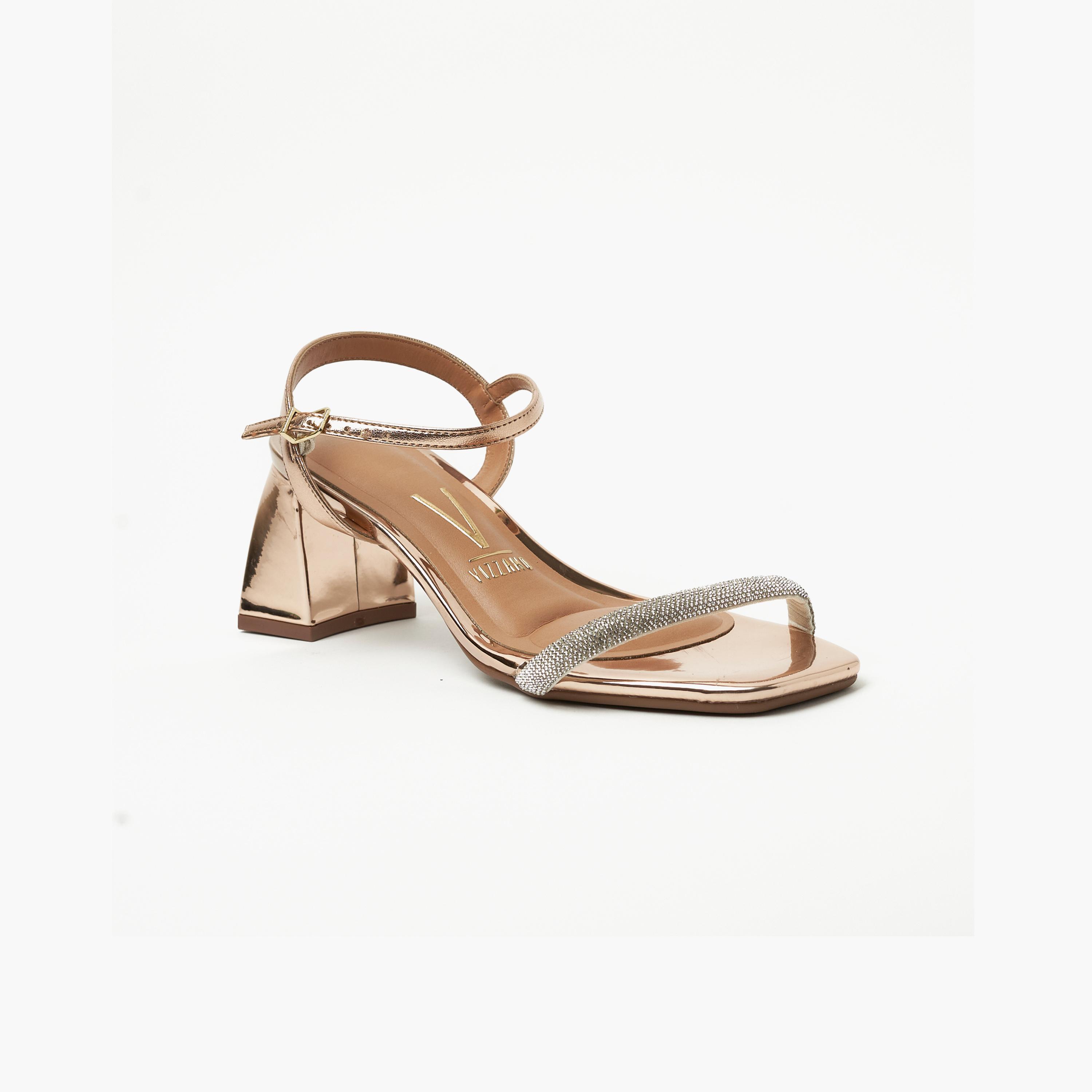 فيزانو- حذاء بكعب سميك بإبزيم للنساء | 6500-101-26666-94279-women-shoes-heels-image-1