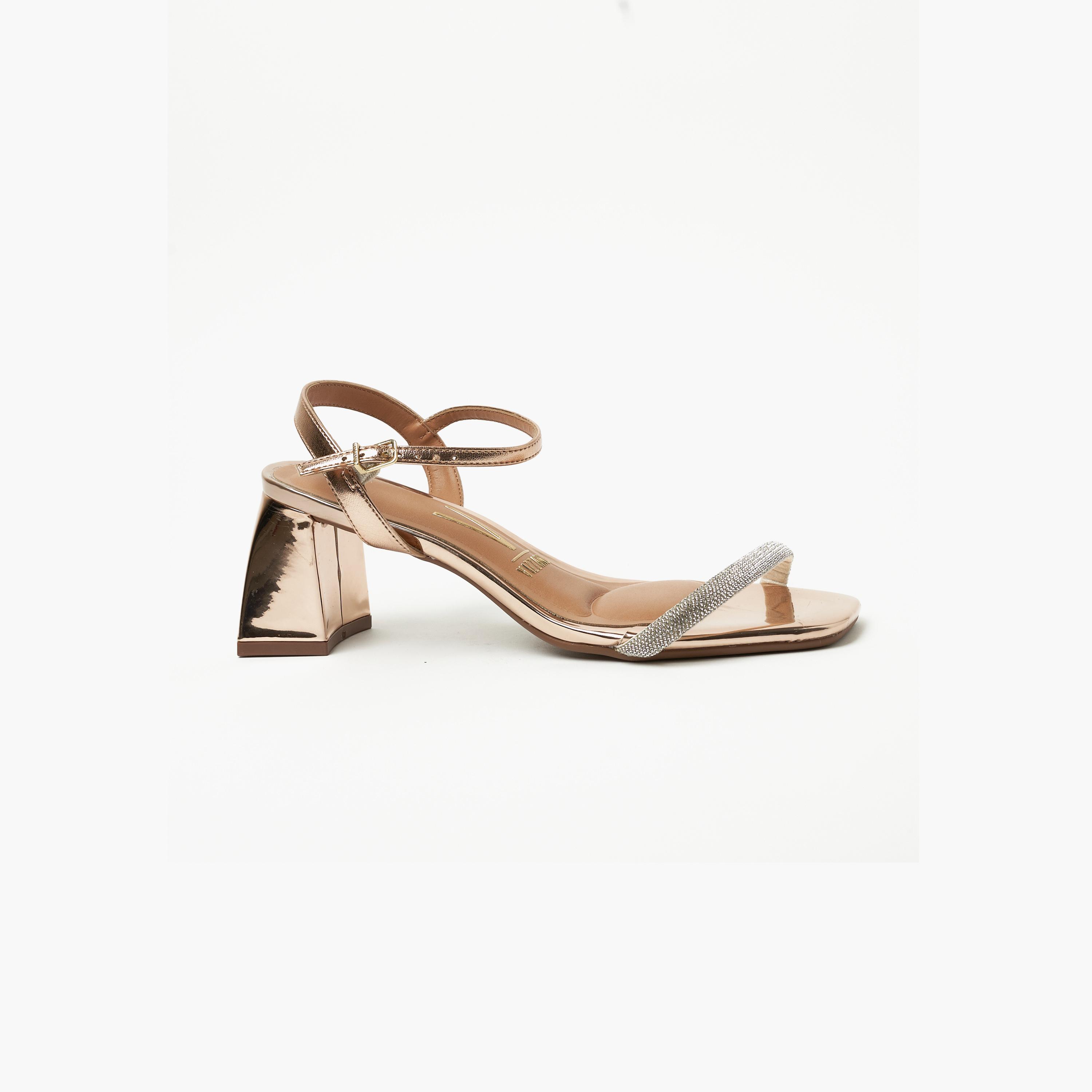 فيزانو- حذاء بكعب سميك بإبزيم للنساء | 6500-101-26666-94279-women-shoes-heels-image-3