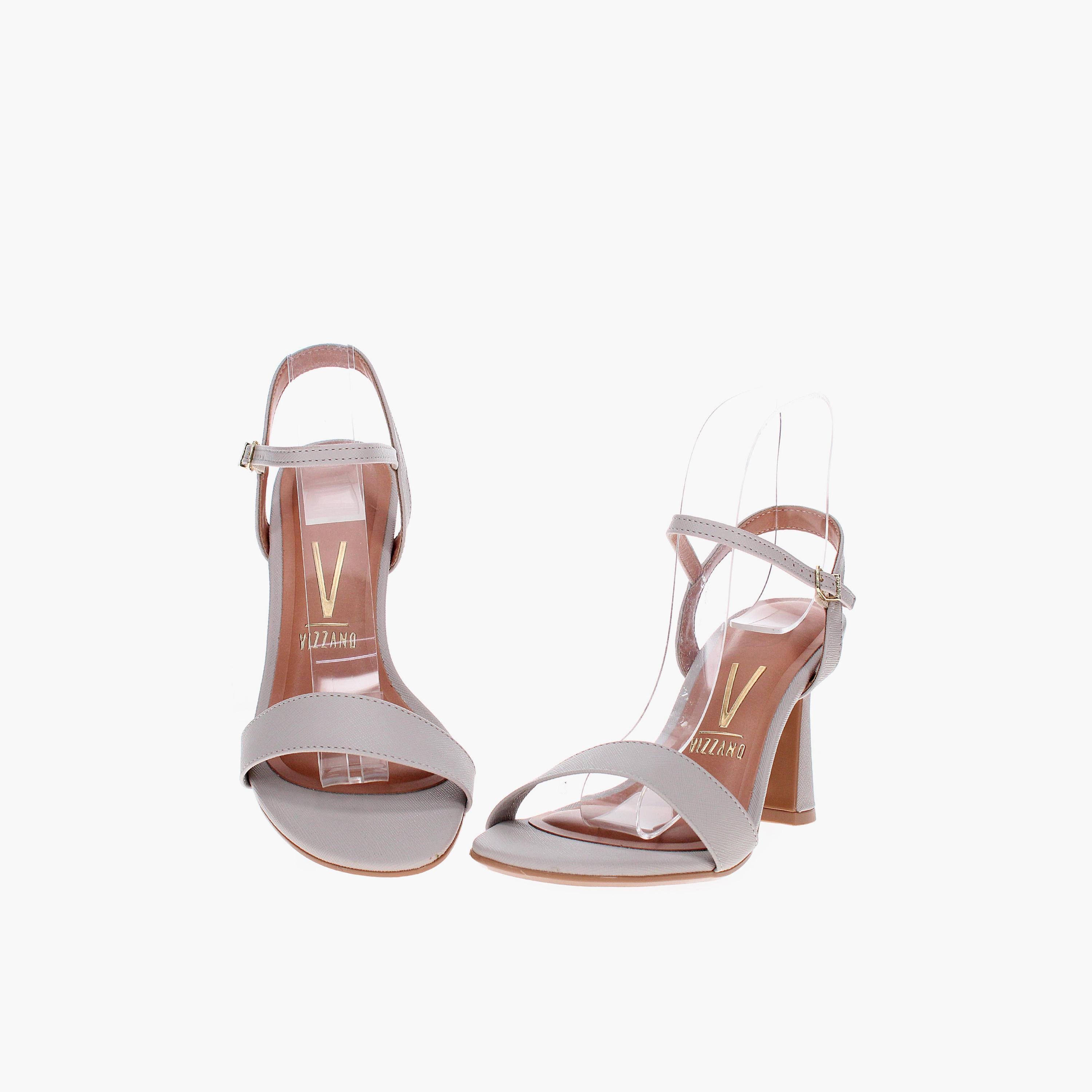 Vizzano by Geoomnii Women's Buckle Strap Flared Block Heels | 6517-100-23729-98514       -women-shoes-sandals-heeled-image-2