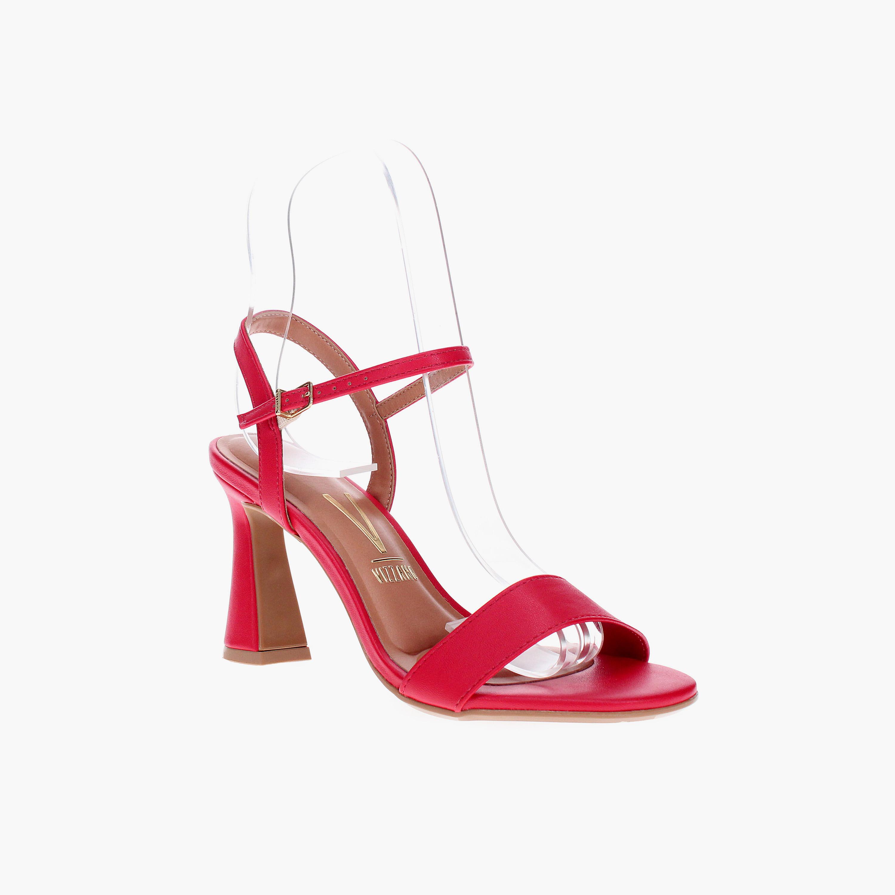 فيزانو - حذاء نسائي كعب عريض مزين بمشبك | 6517-100-7286-86347-women-shoes-sandals-heeled-image-1