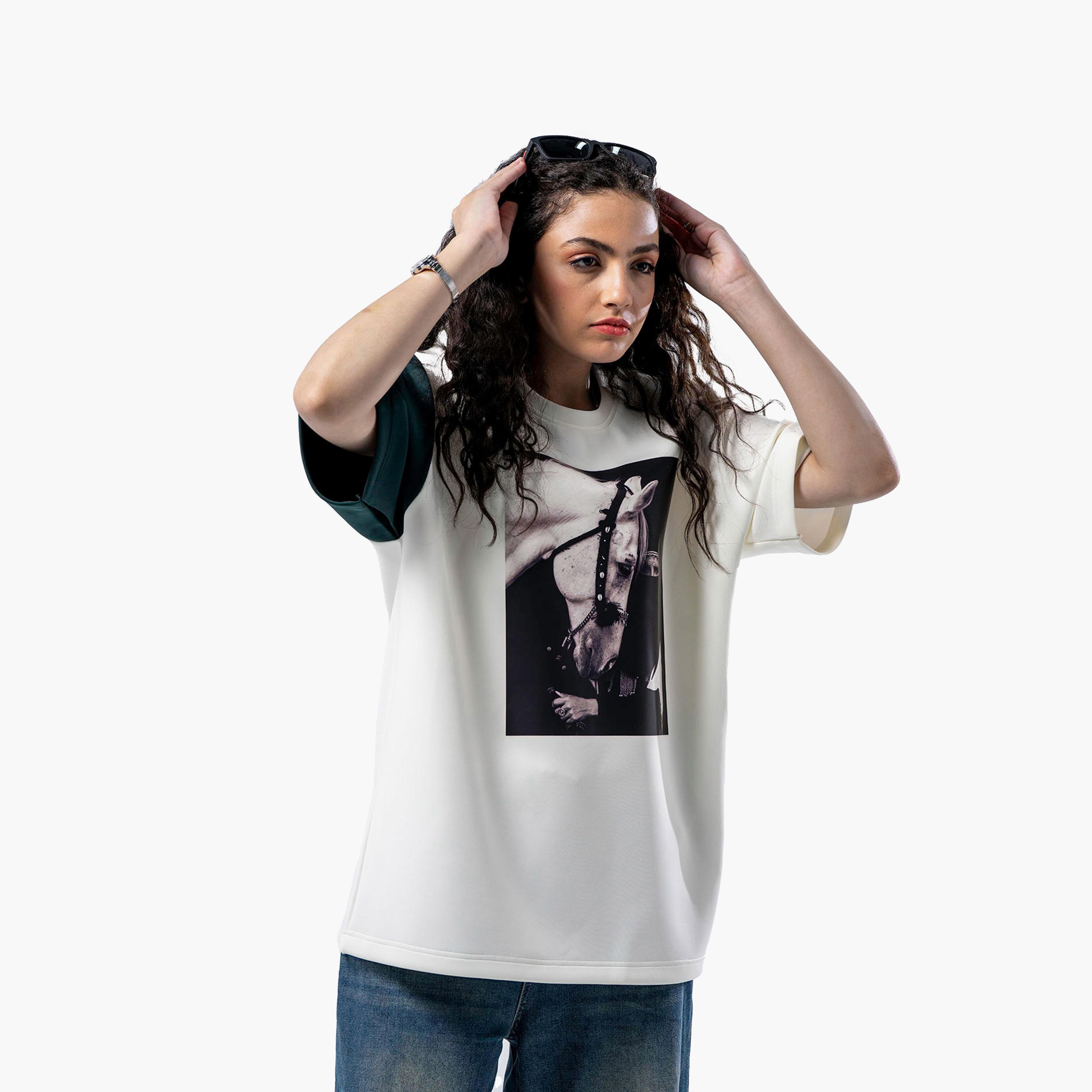 sanefn White and Green KSA National Day Graphic Print Women's T-Shirt-women-clothing-tshirts-image-3