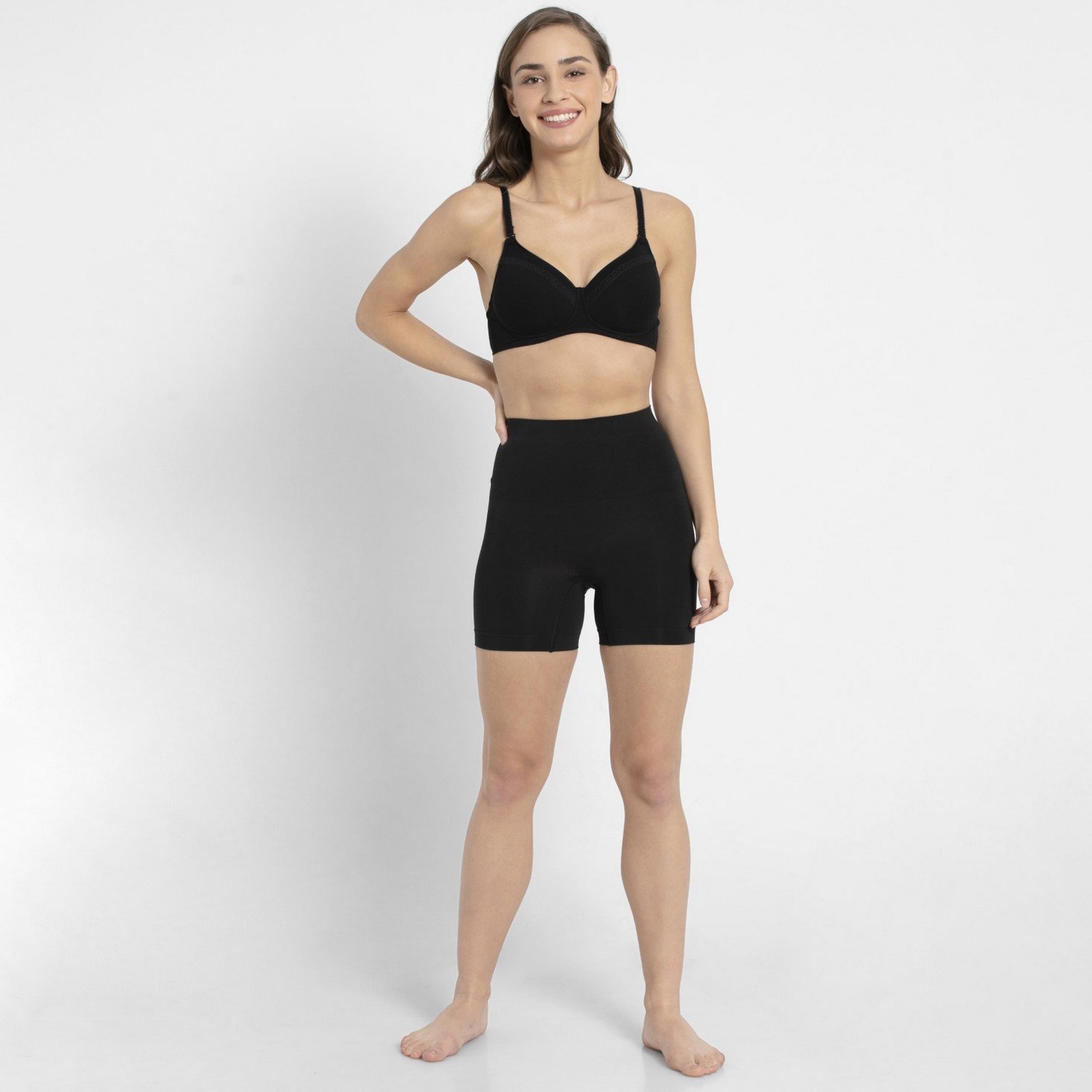 شورت أسود سادة لتنحيف الجسم من جوكي-women-clothing-lingerie-shapewear-image-4
