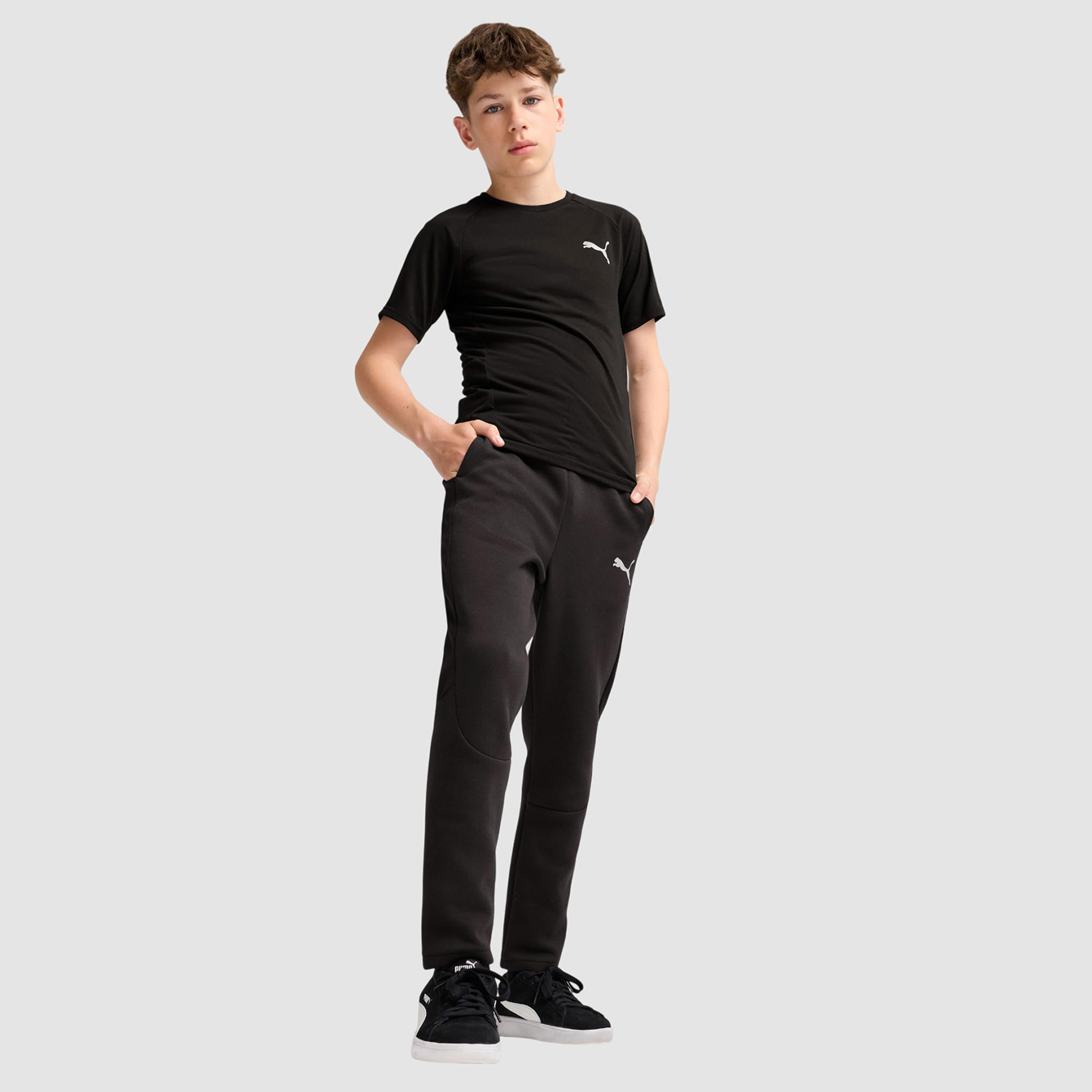 Puma Boys Evostripe Short Sleeve T-Shirt-boys-clothing-sportswear-tops-image-2
