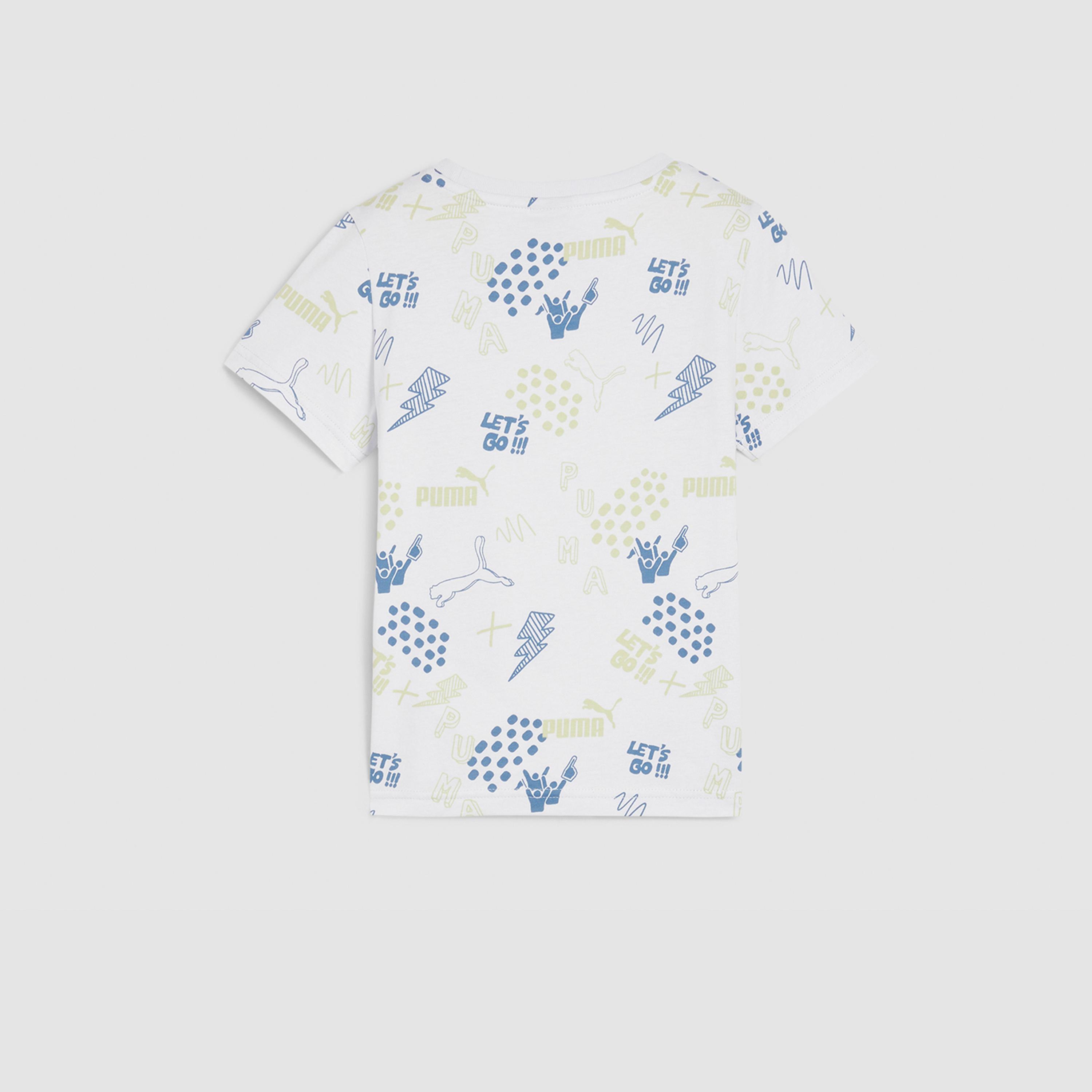 Puma Kids Essentials+ No.1 logo Short Sleeve T-Shirt-boys-clothing-sportswear-tops-image-6