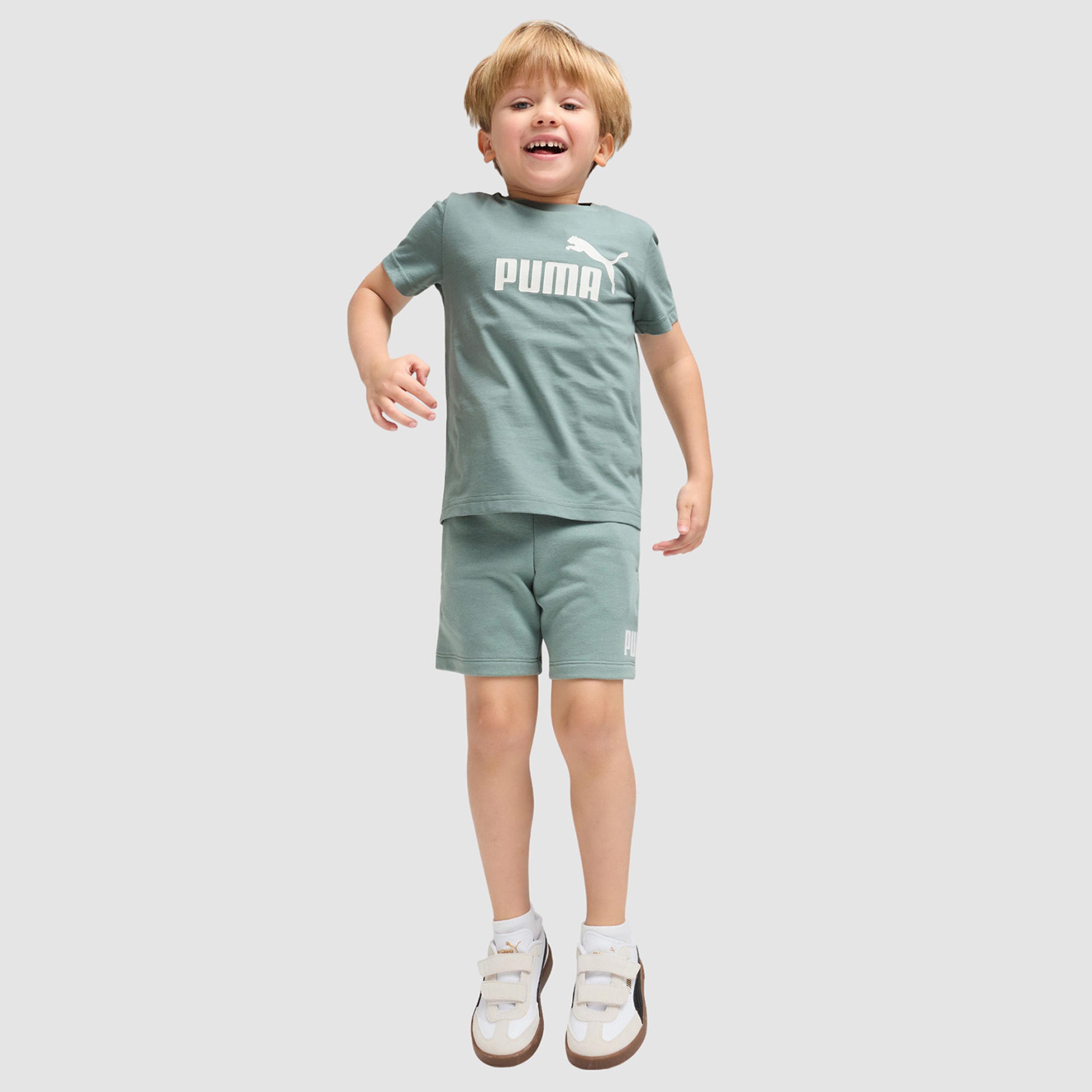 Puma Boys Essentials No. 1 Logo Short Sleeve T-Shirt-boys-clothing-sportswear-tops-image-2