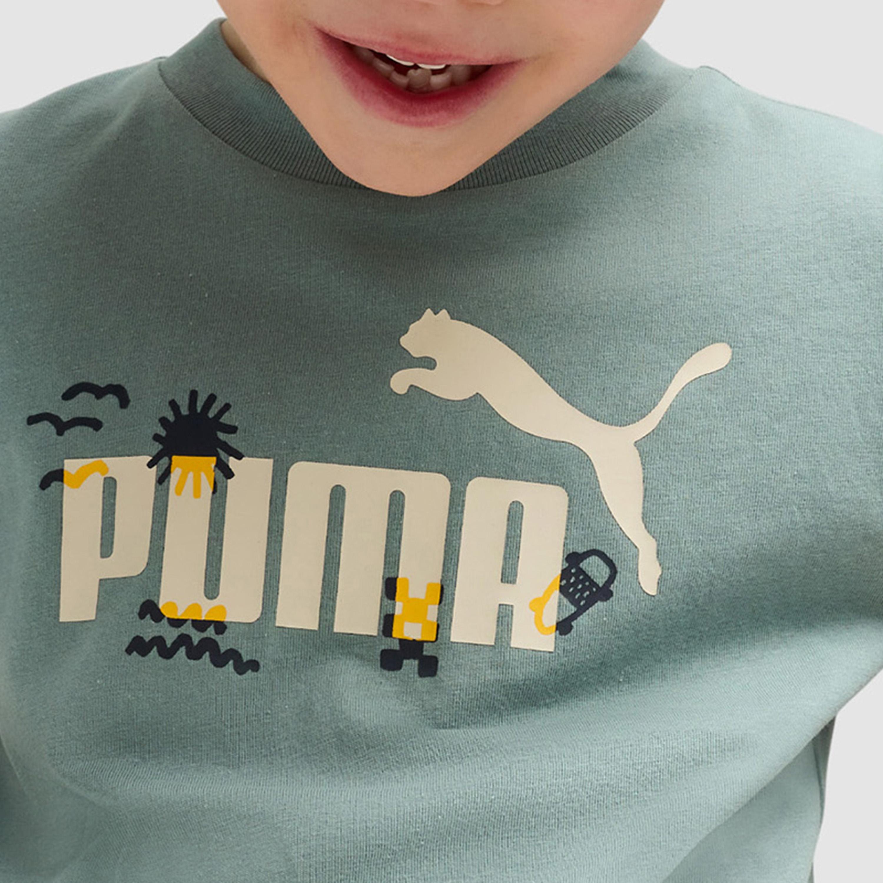 Puma Kids Sandy Adventures No.1 Logo Short Sleeve T-Shirt-boys-clothing-sportswear-tops-image-3