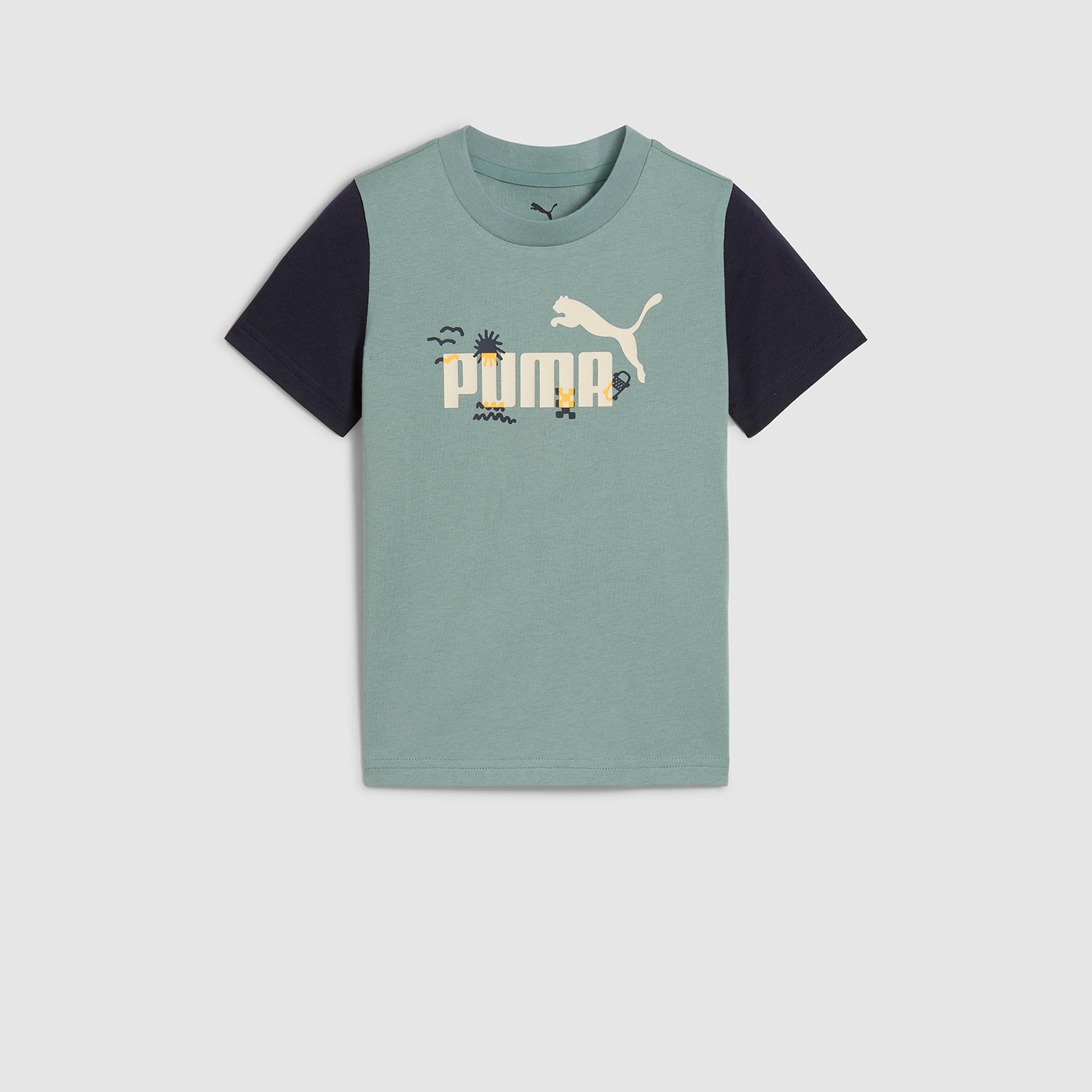 Puma Kids Sandy Adventures No.1 Logo Short Sleeve T-Shirt-boys-clothing-sportswear-tops-image-5