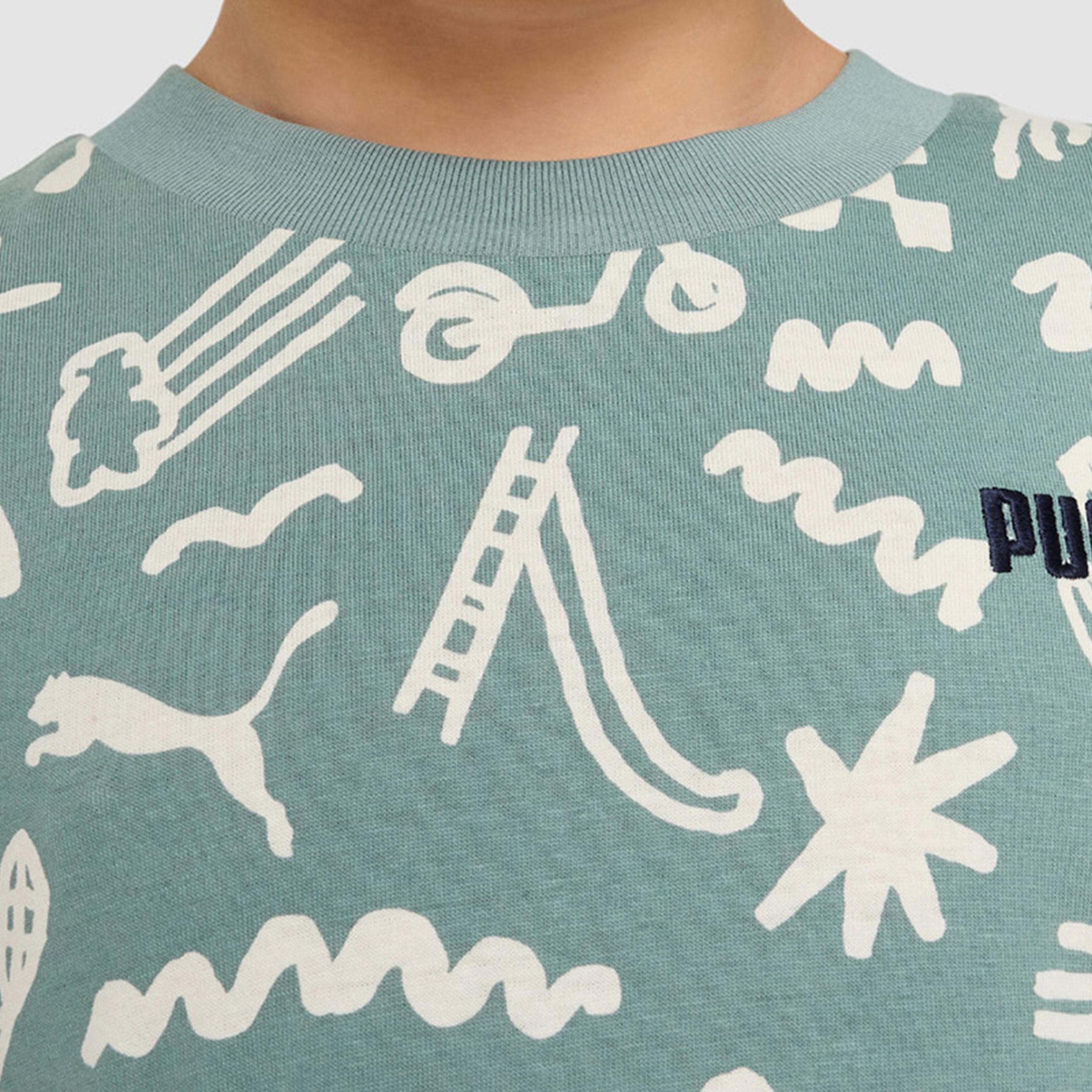Puma Kids Sandy Adventures No.1 Logo Short Sleeve T-Shirt-boys-clothing-sportswear-tops-image-3