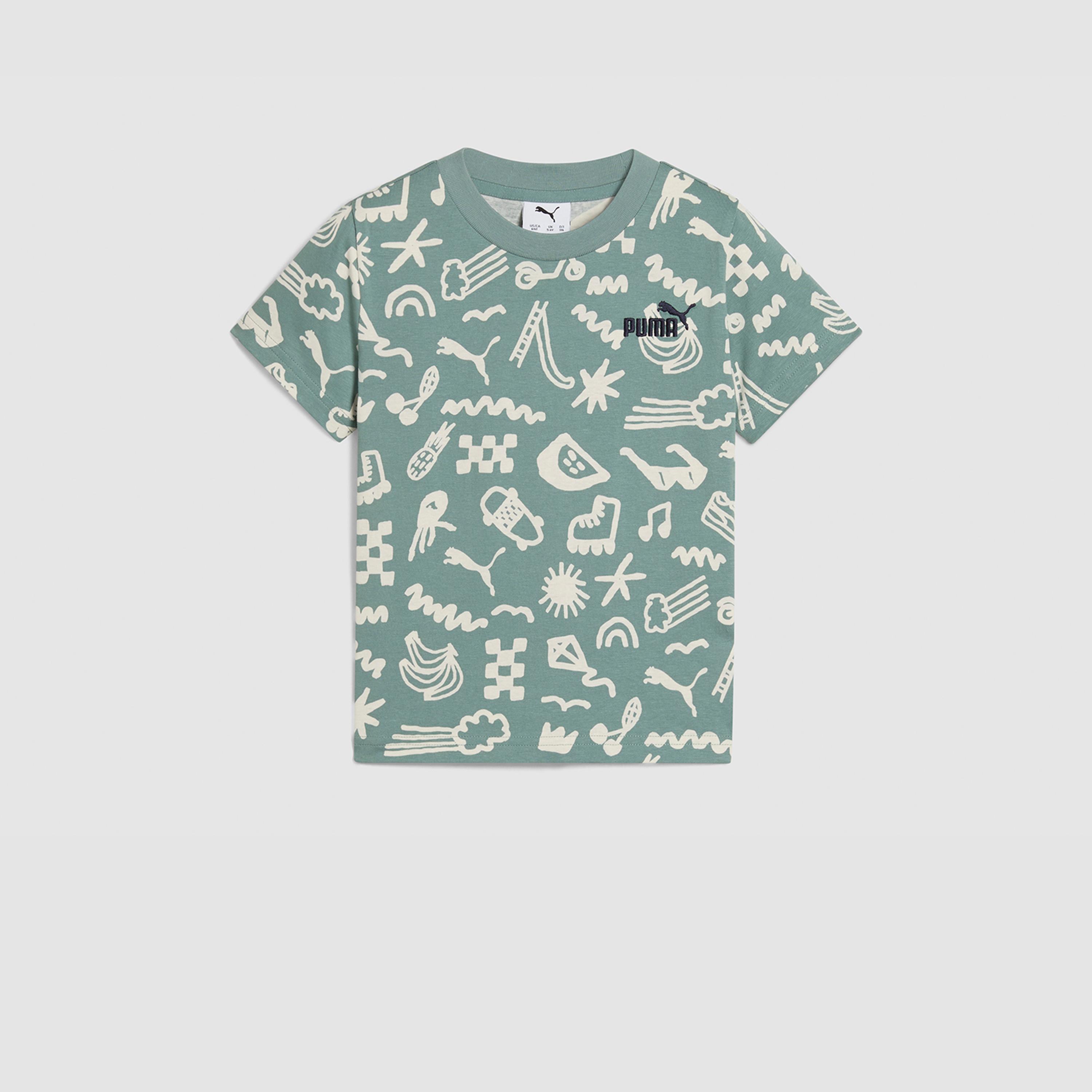 Puma Kids Sandy Adventures No.1 Logo Short Sleeve T-Shirt-boys-clothing-sportswear-tops-image-5