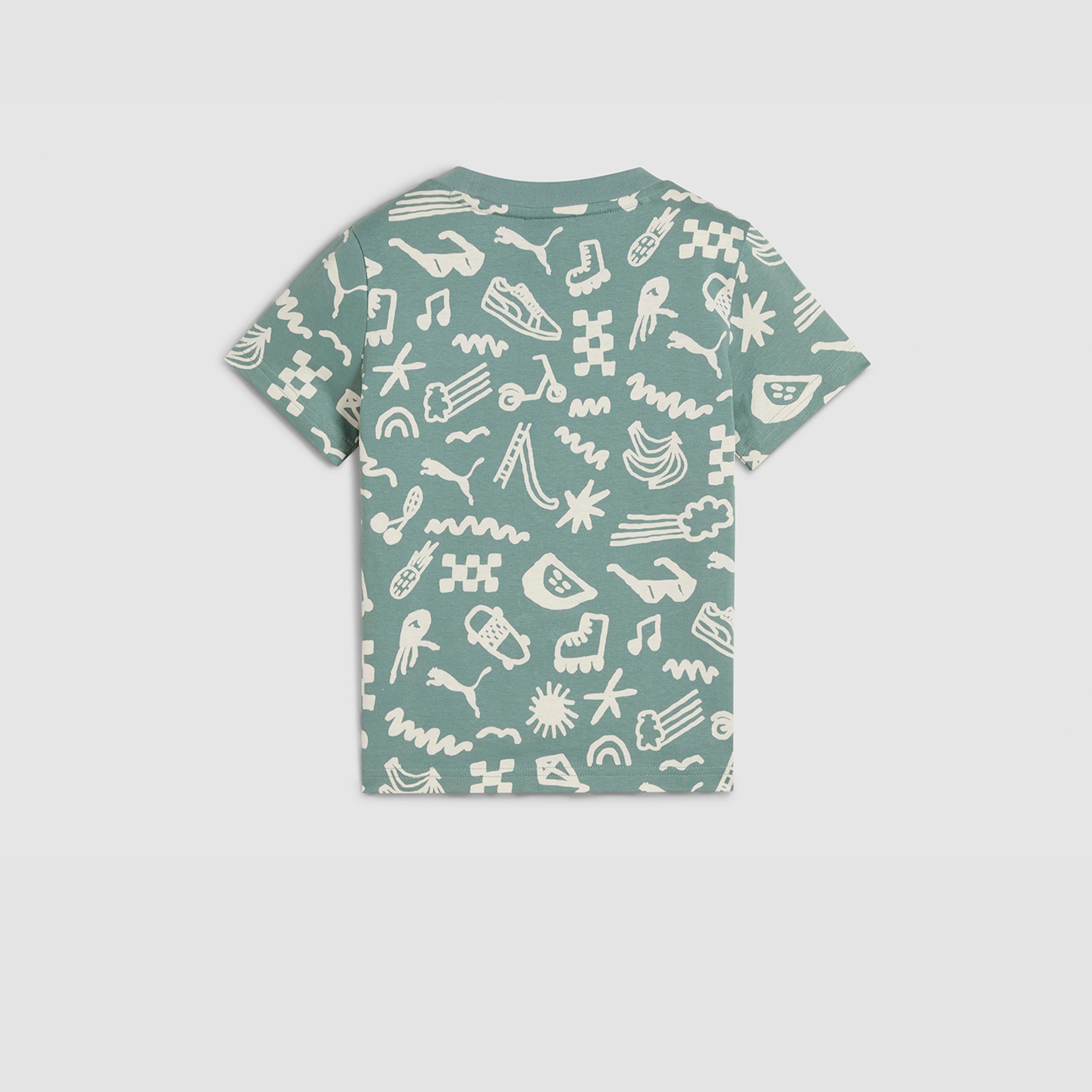 Puma Kids Sandy Adventures No.1 Logo Short Sleeve T-Shirt-boys-clothing-sportswear-tops-image-6