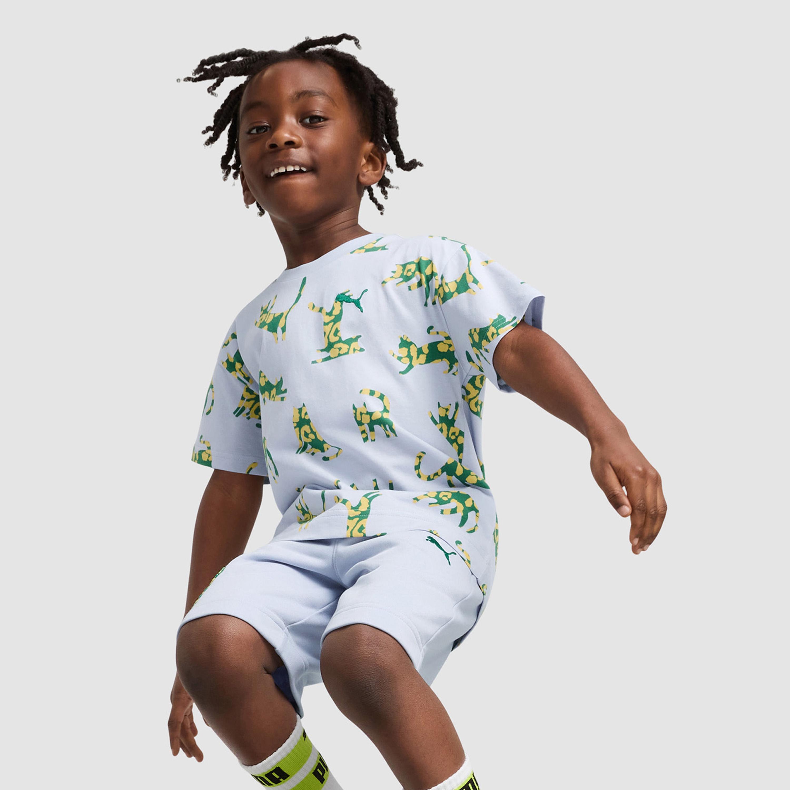 بوما - تيشيرت بأكمام قصيرة للأطفال شعار القطة-boys-clothing-sportswear-tops-image-1