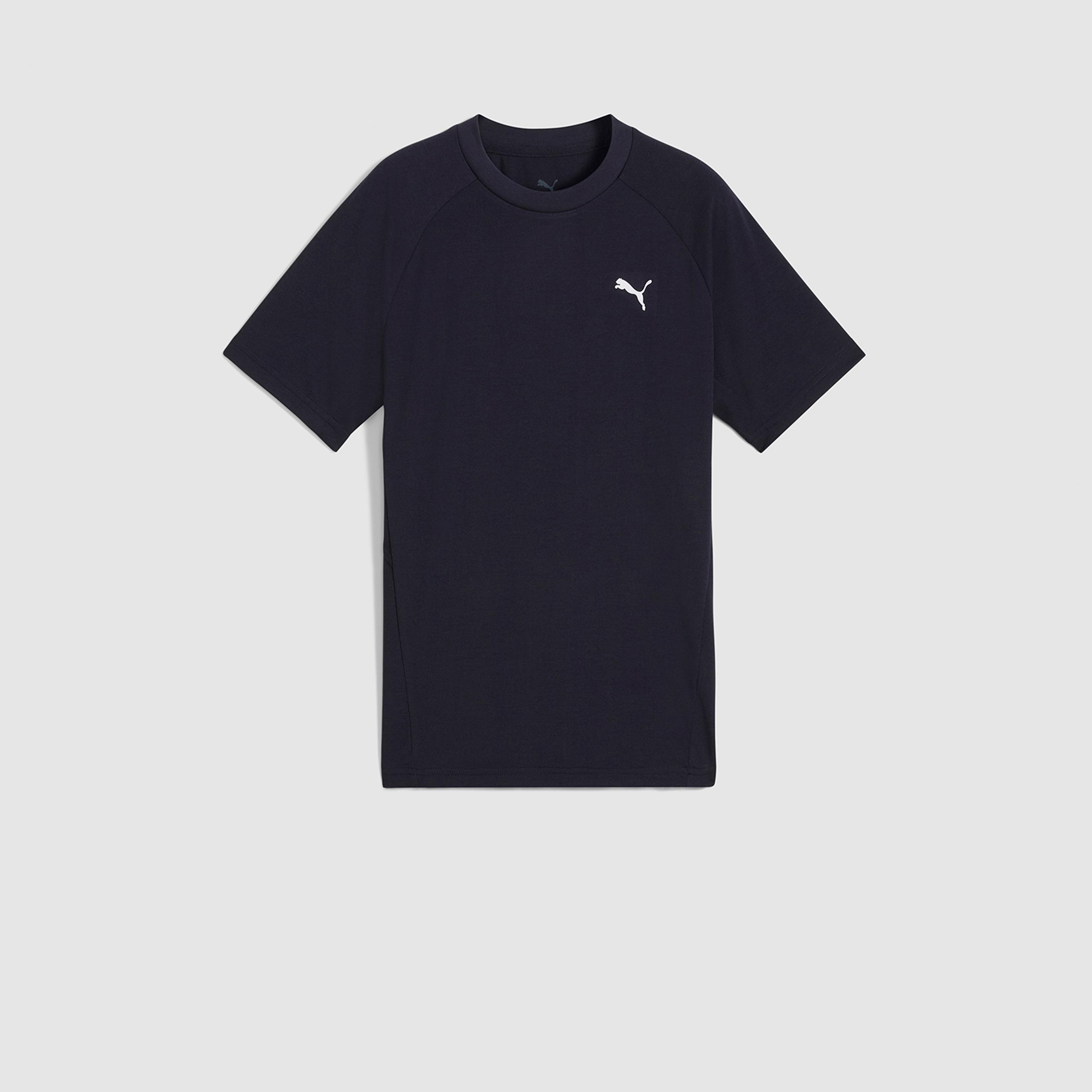 Puma Boys Evostripe Short Sleeve T-Shirt-boys-clothing-sportswear-tops-image-1