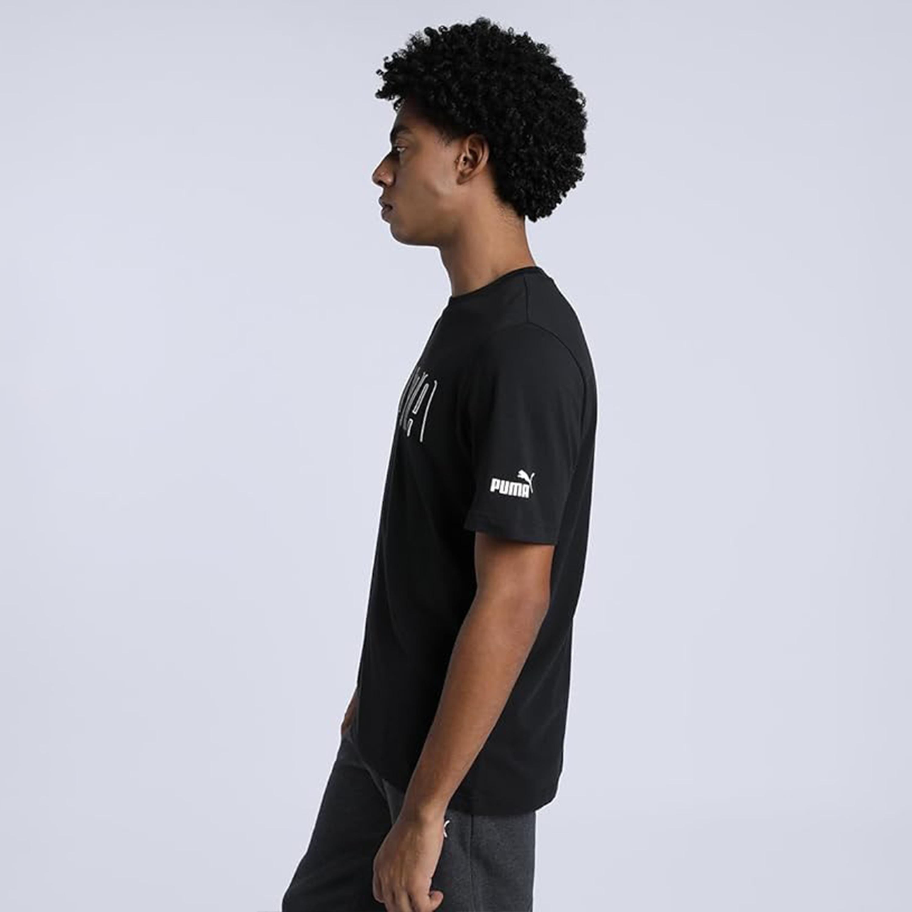Puma Boys Sport Graphic Short Sleeve T-Shirt-boys-clothing-sportswear-tops-image-2