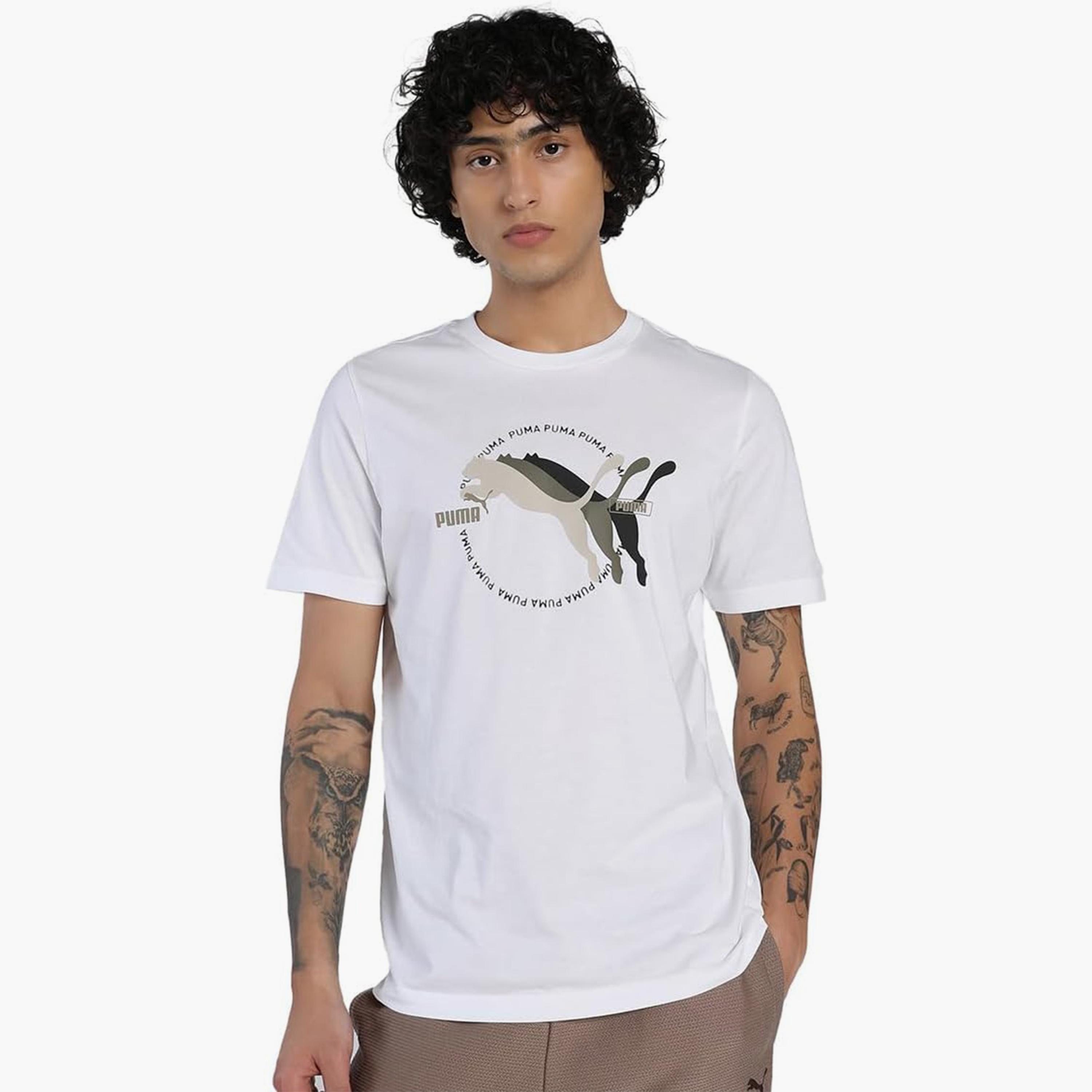 Puma Boys Graphics Short Sleeve T-Shirt-boys-clothing-sportswear-tops-image-1