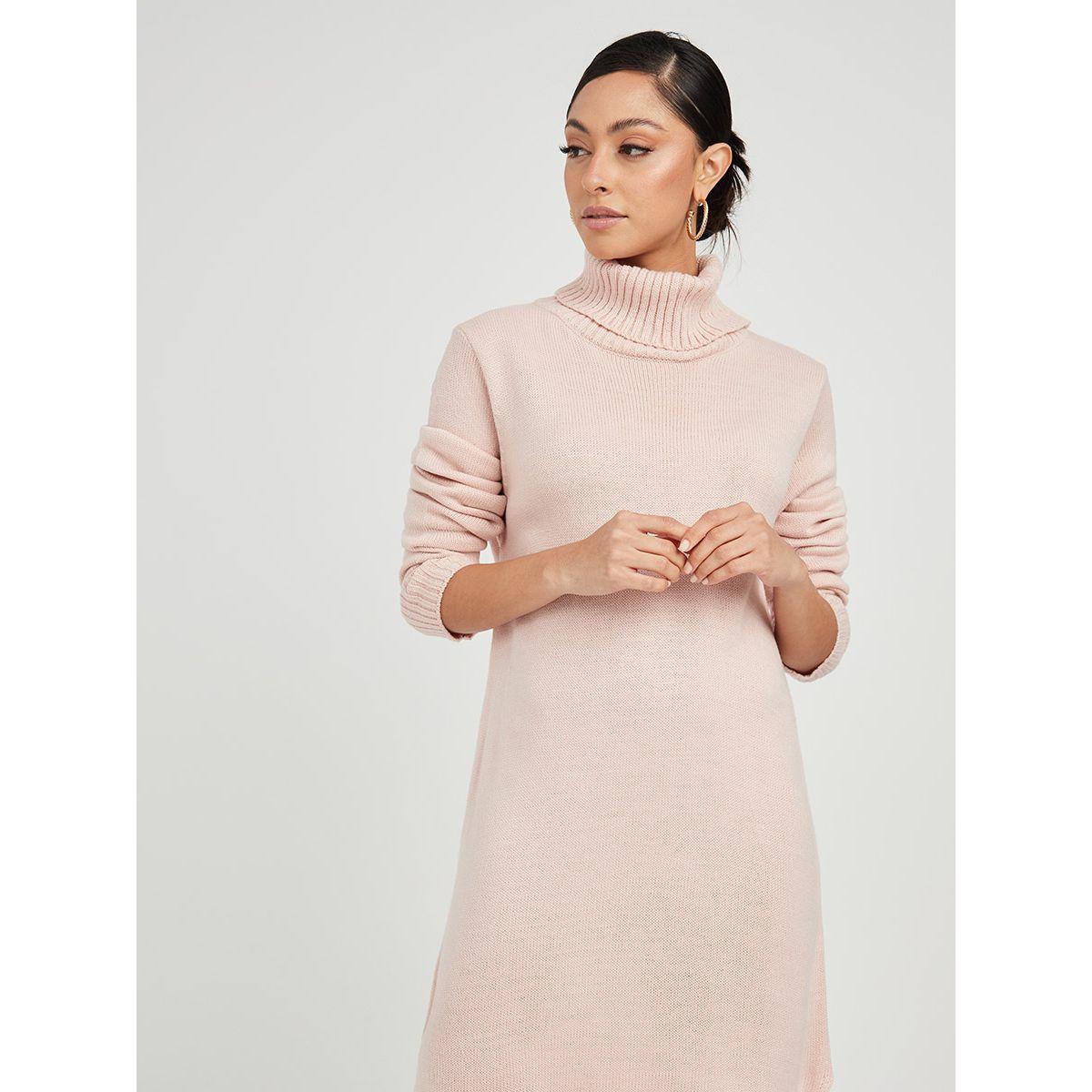 فستان فضفاض بياقة عالية من ستايلي-women-clothing-dresses-image-4