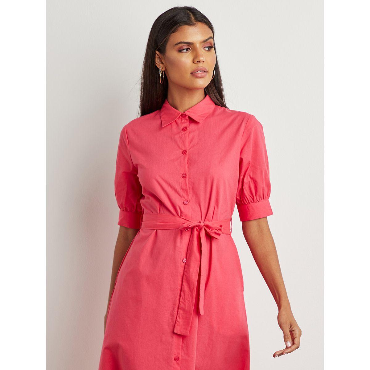 فستان ميدي بأزرار-women-clothing-dresses-image-2