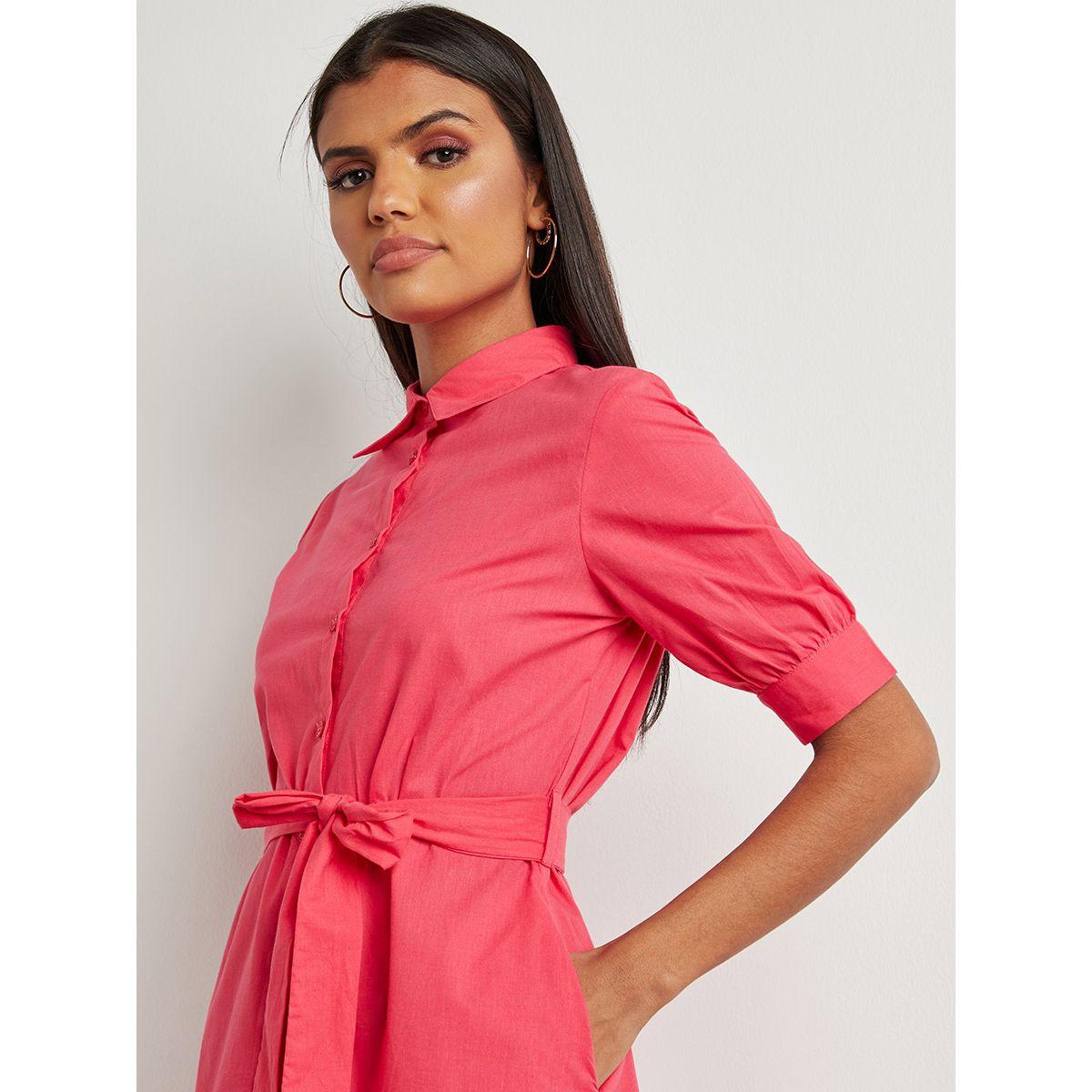 فستان ميدي بأزرار-women-clothing-dresses-image-3