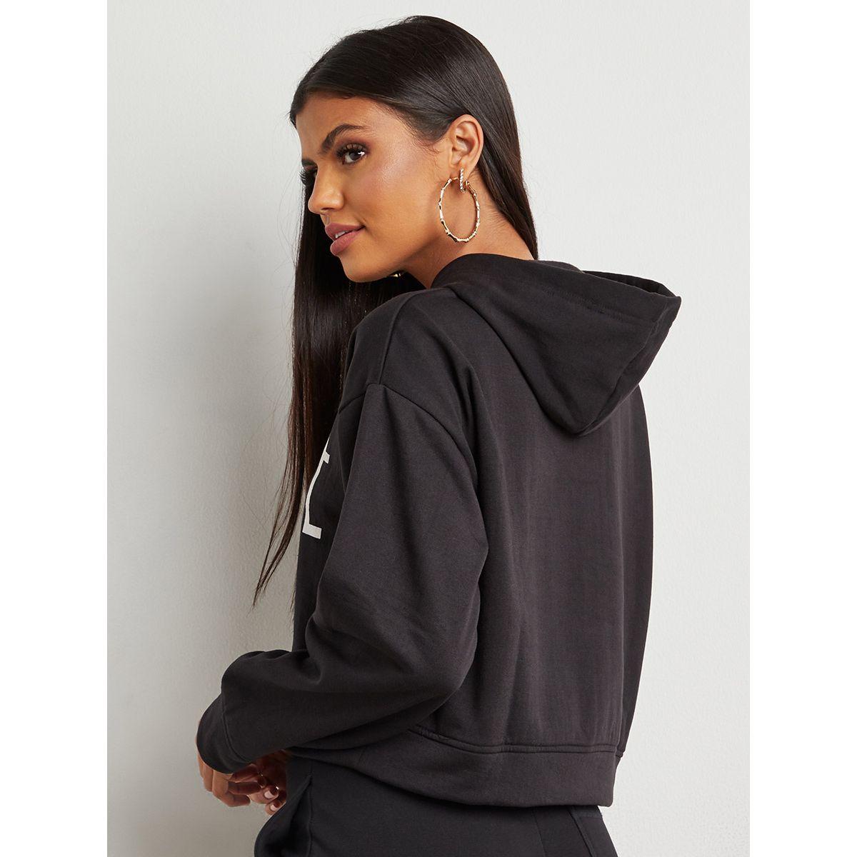 Styli Nope Slogan Printed Sweatshirt with Hood-women-winterwear-hoodiesandsweatshirts-sweatshirts-image-5
