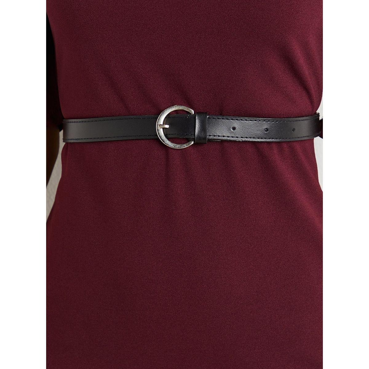Styli Puff Sleeves Bodycon Mini Dress with Waist Belt-women-clothing-dresses-image-3