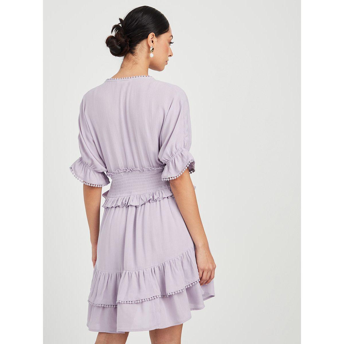 فستان قصير باكمام قصيرة-women-clothing-dresses-image-4