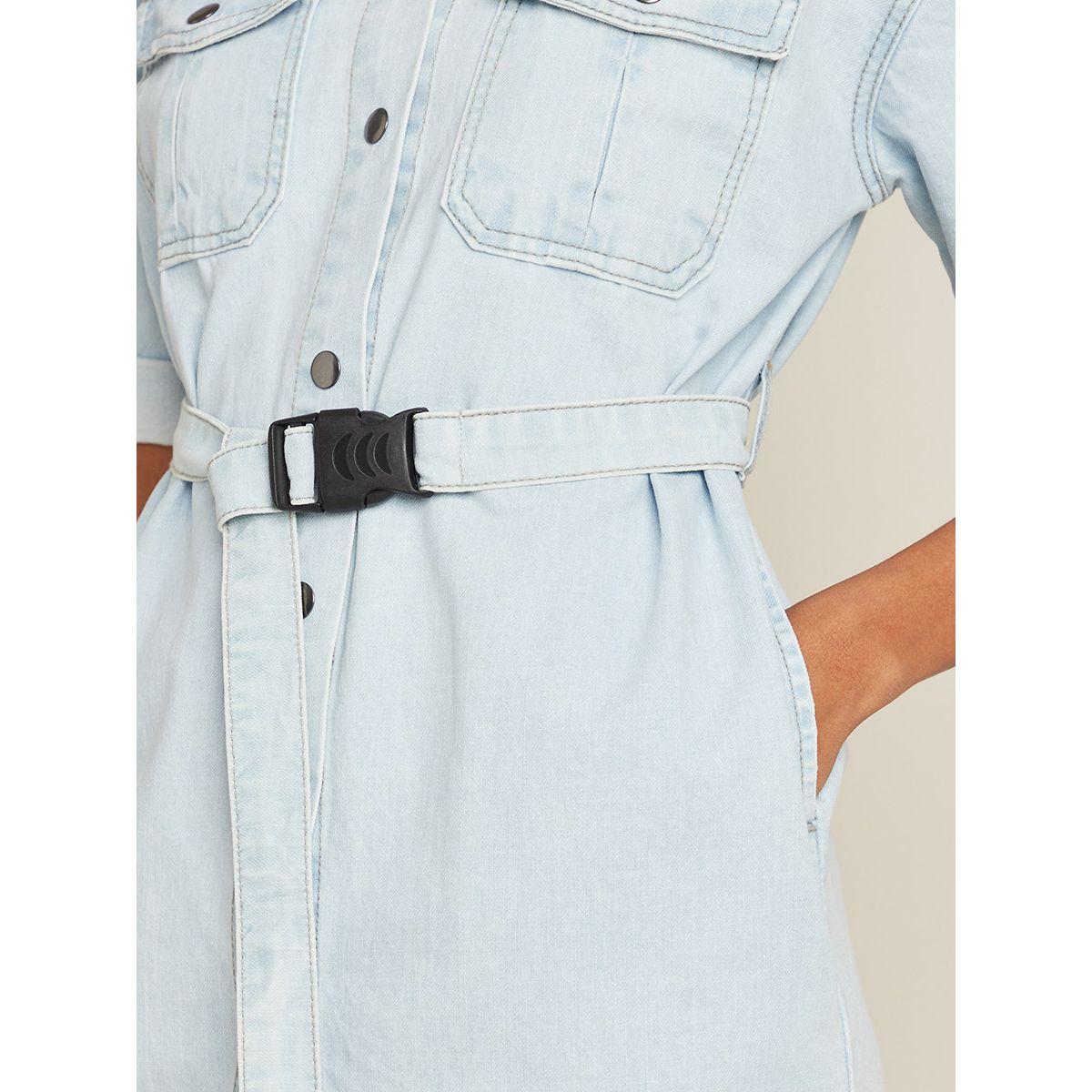فستان جينز باكمام قصيرة-women-clothing-dresses-image-3