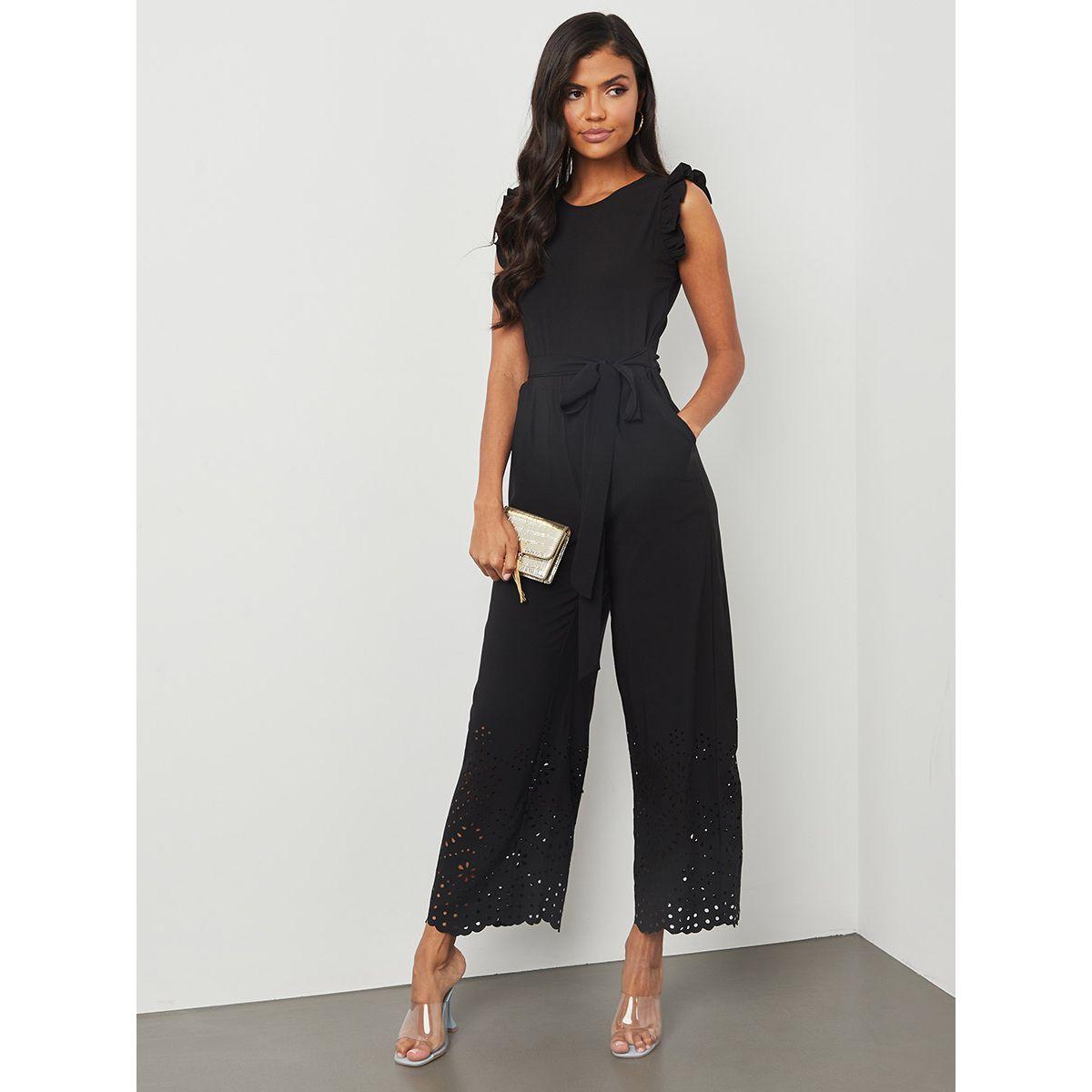Styli Ruffle Sleeves Round Neck Jumpsuit-women-clothing-jumpsuits-image-5